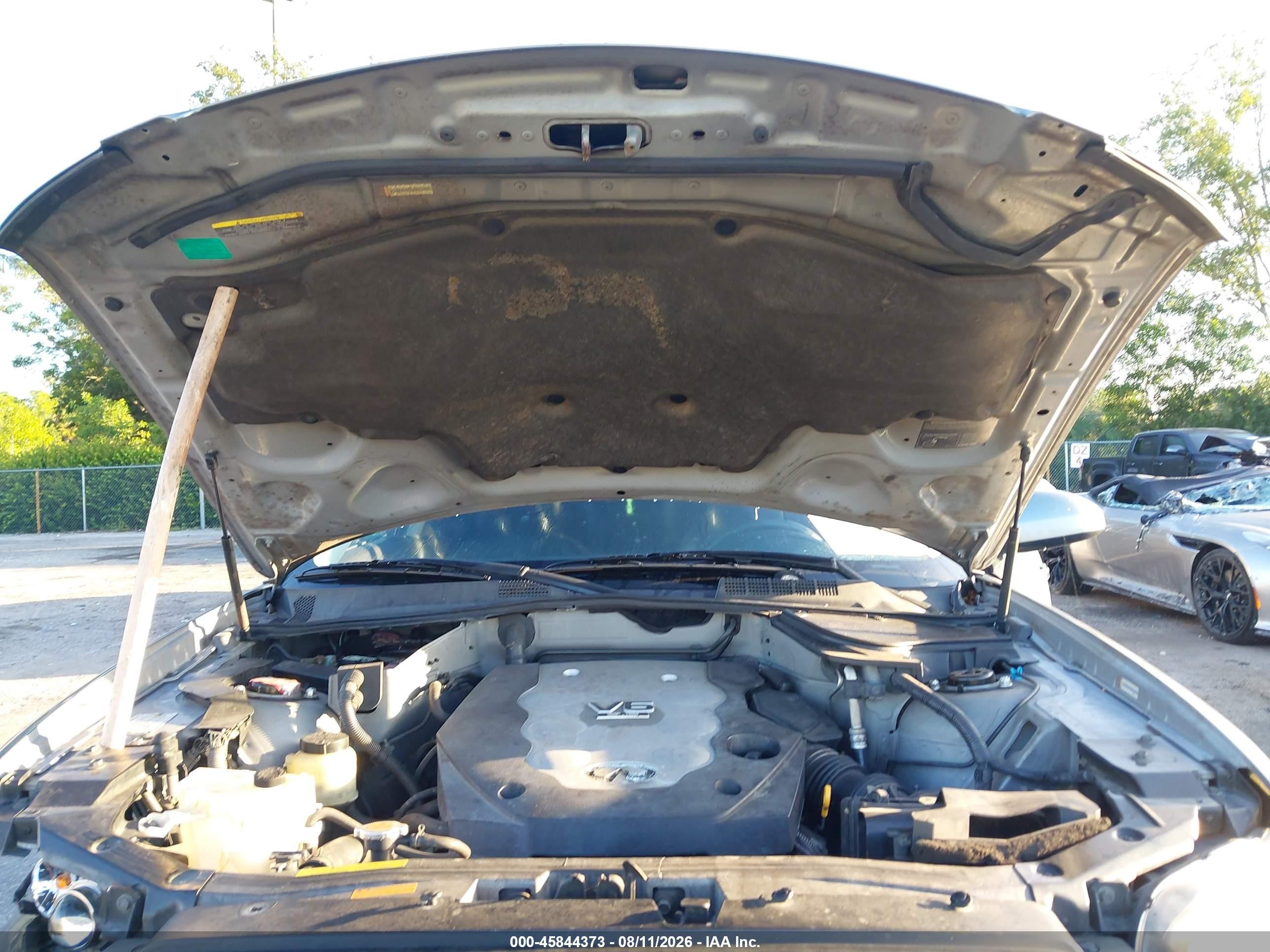 2008 Infiniti Fx35   Silver vin: JNRAS08W58X207008