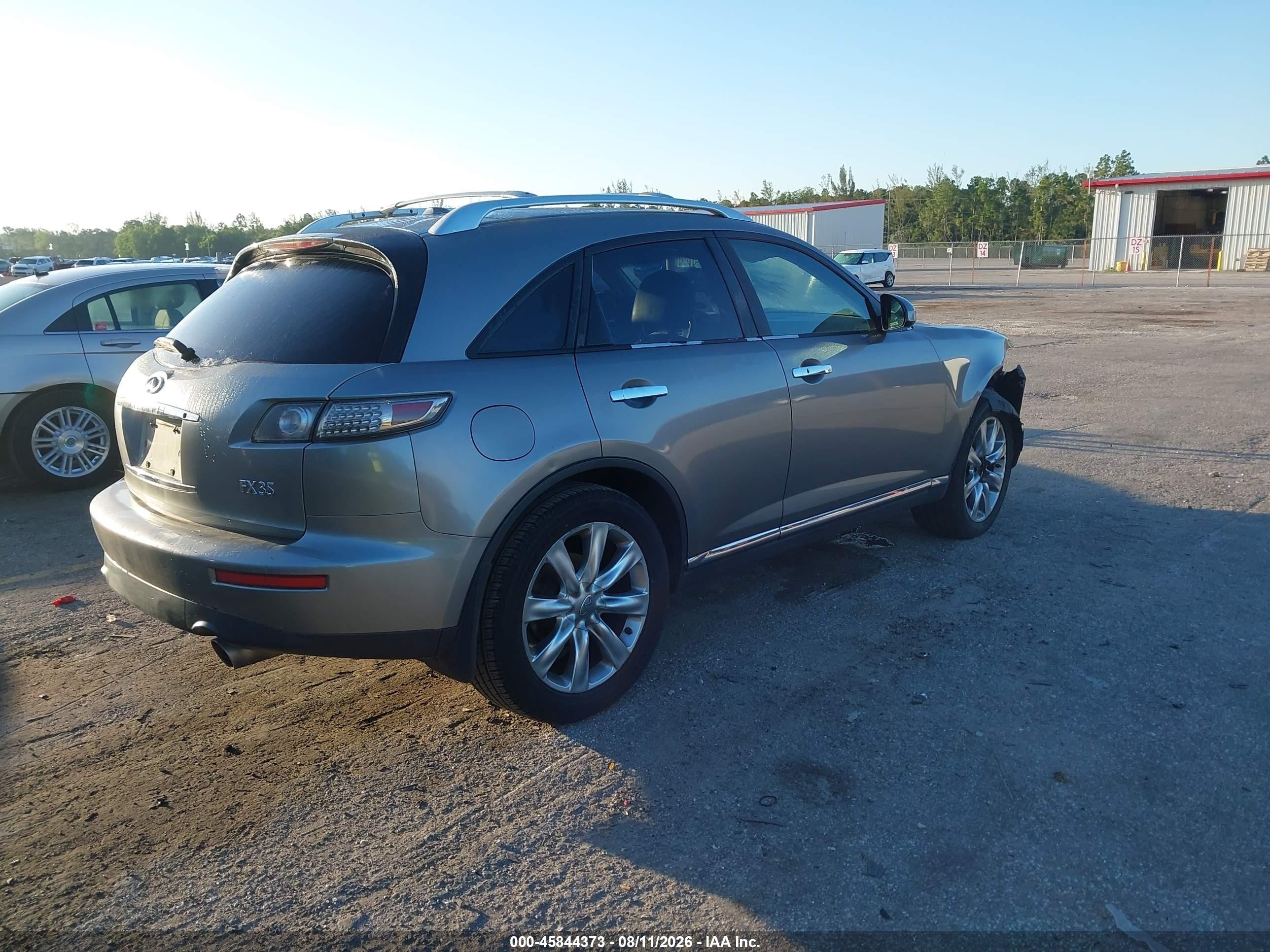 2008 Infiniti Fx35   Silver vin: JNRAS08W58X207008
