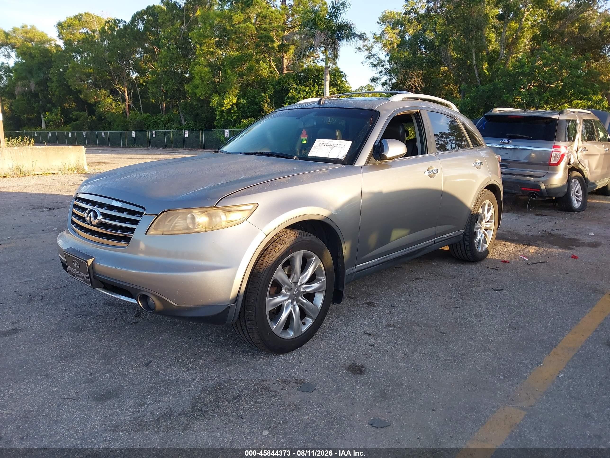 2008 Infiniti Fx35   Silver vin: JNRAS08W58X207008