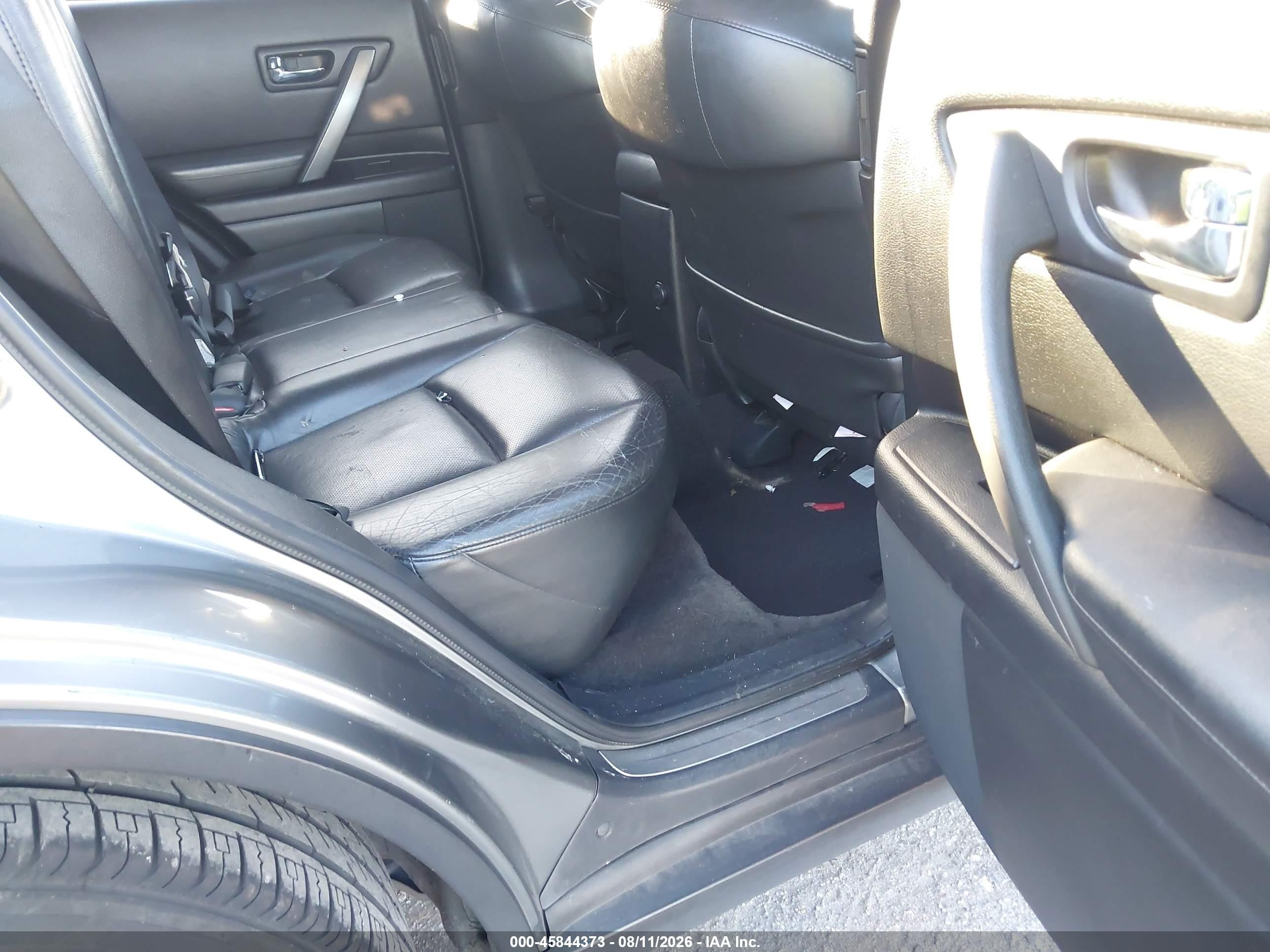2008 Infiniti Fx35   Silver vin: JNRAS08W58X207008