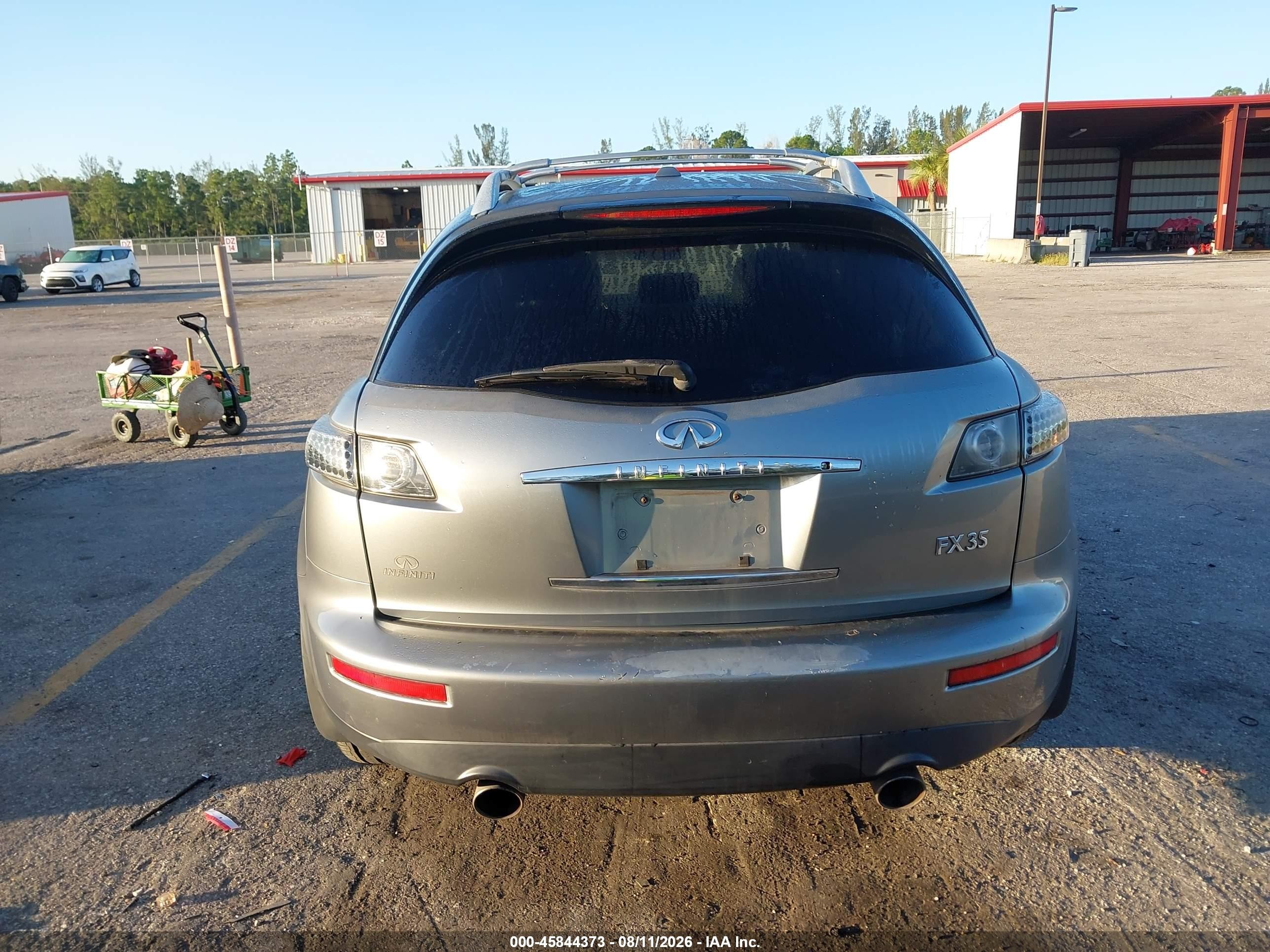 2008 Infiniti Fx35   Silver vin: JNRAS08W58X207008