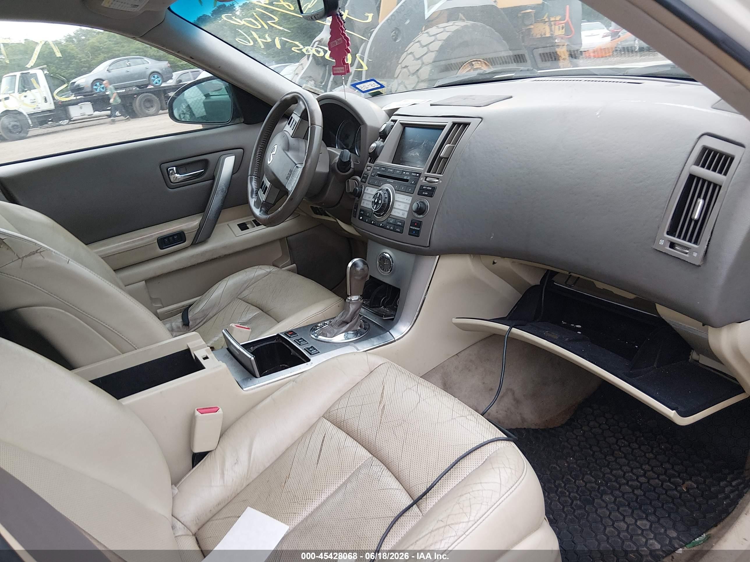 2008 Infiniti Fx35   White vin: JNRAS08W58X208577