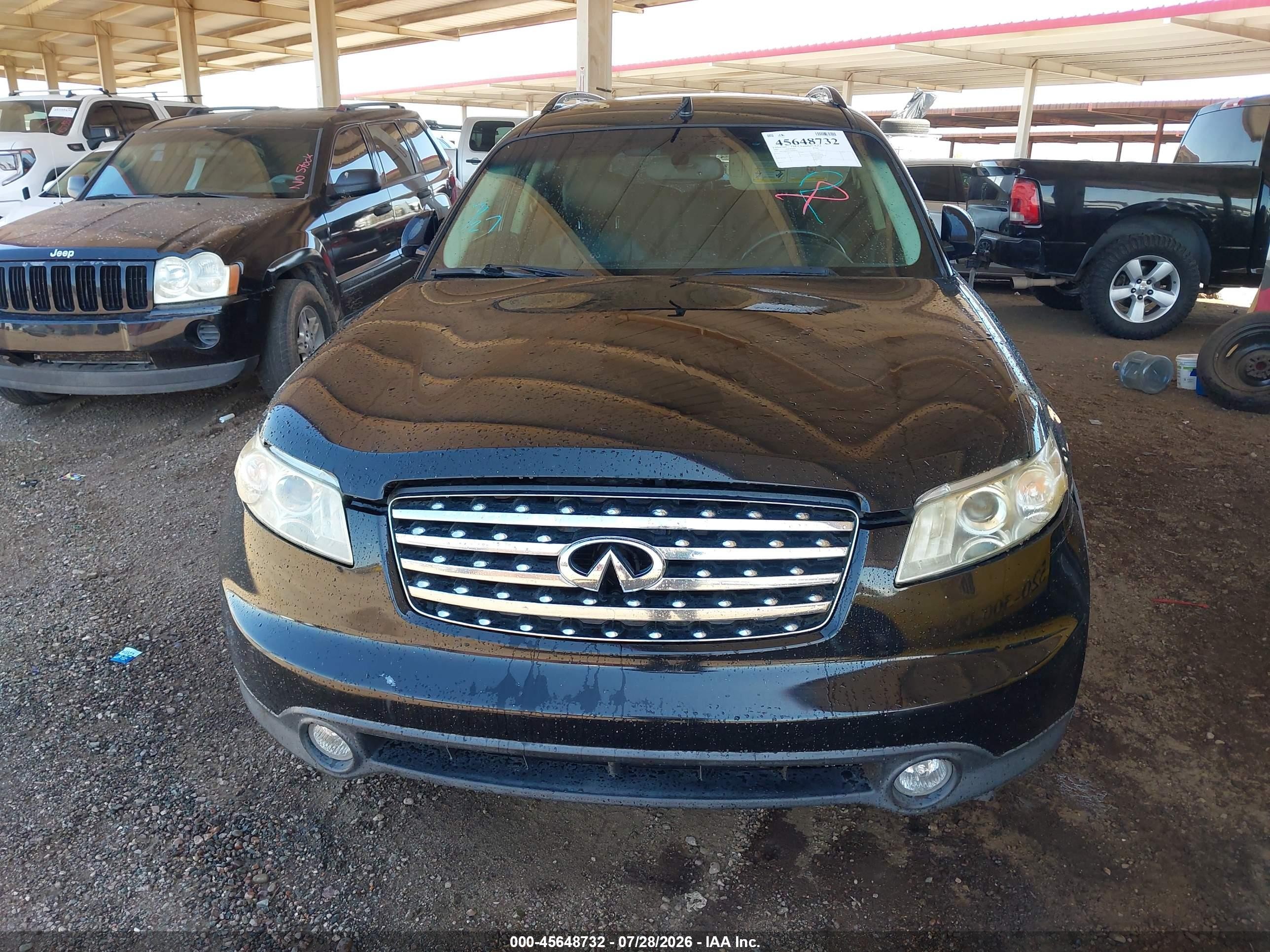 2003 Infiniti Fx35   Black vin: JNRAS08W63X004038