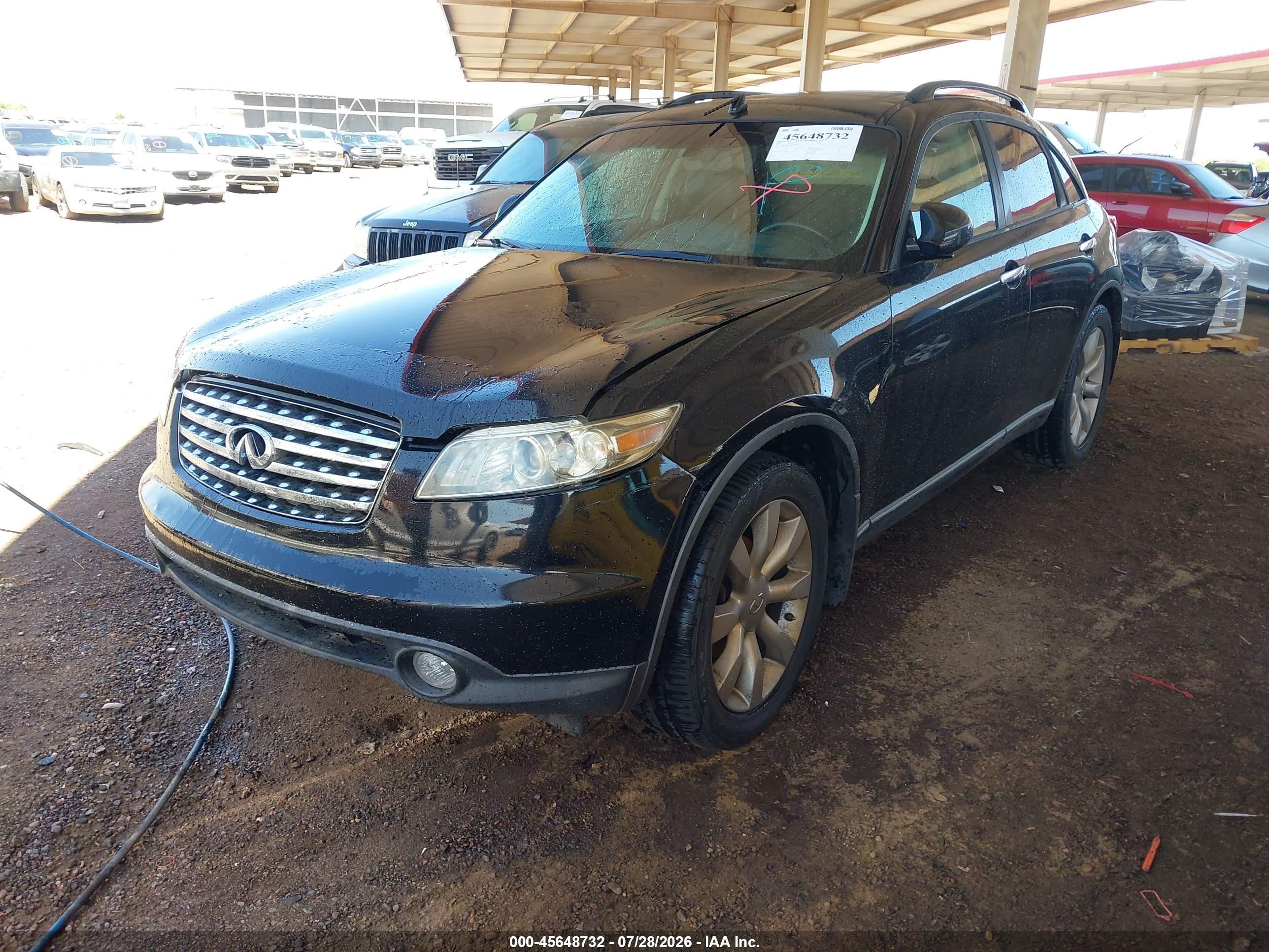 2003 Infiniti Fx35   Black vin: JNRAS08W63X004038
