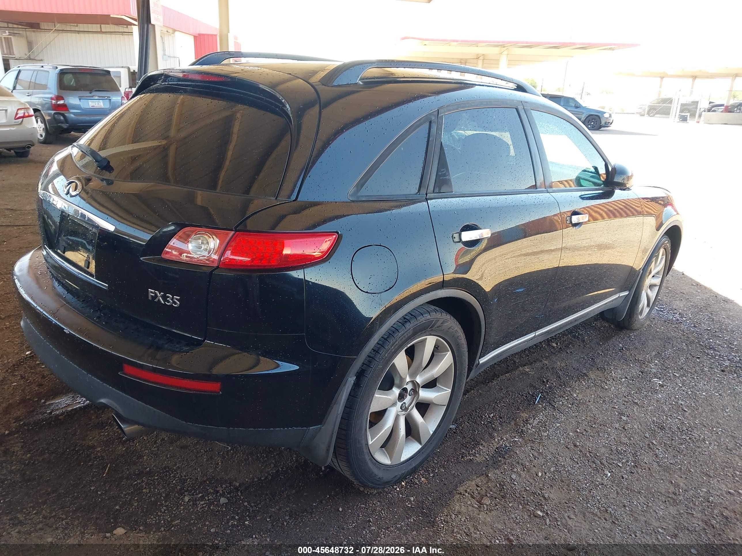 2003 Infiniti Fx35   Black vin: JNRAS08W63X004038