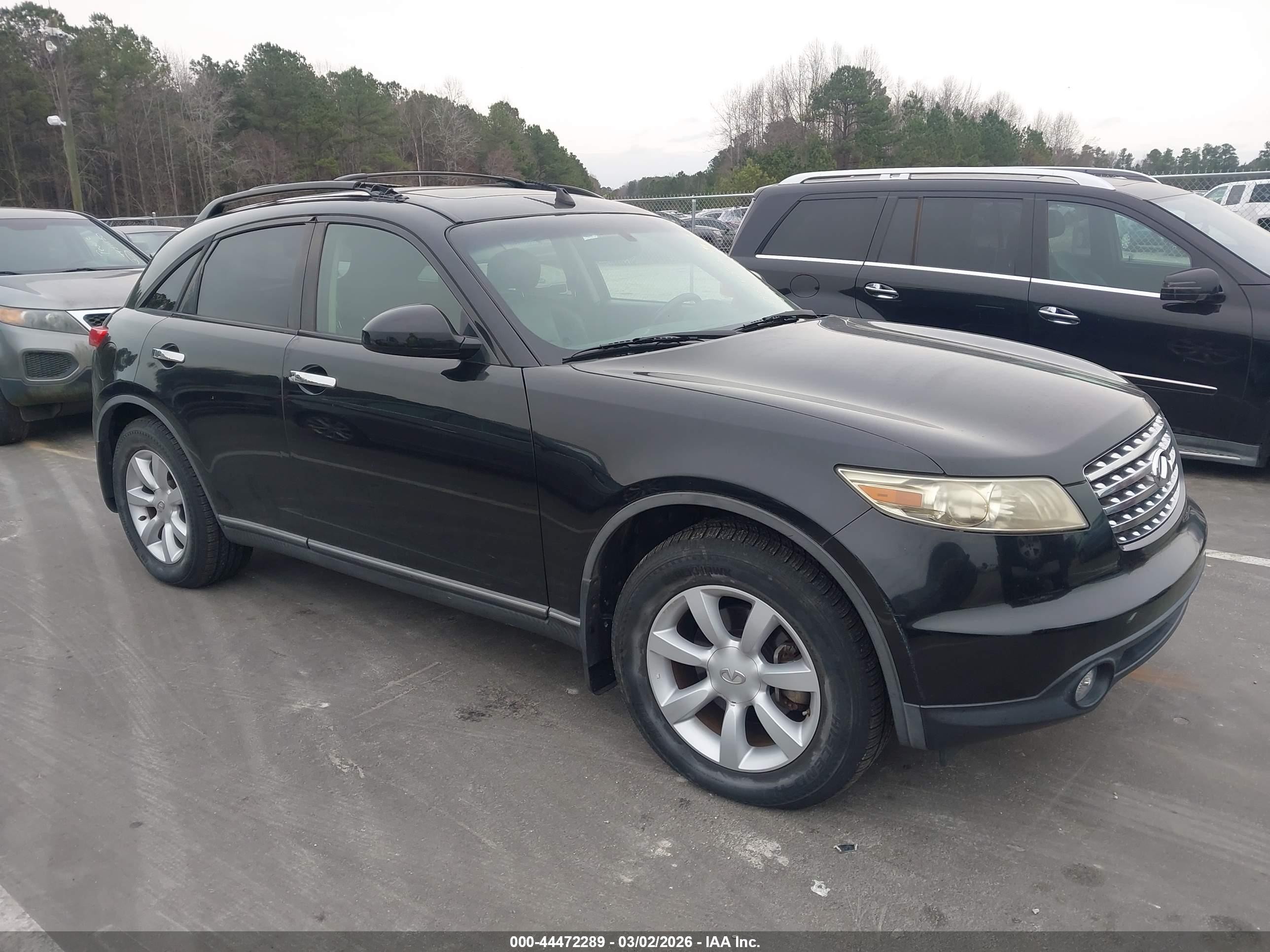 2004 Infiniti Fx35   Black vin: JNRAS08W64X201468