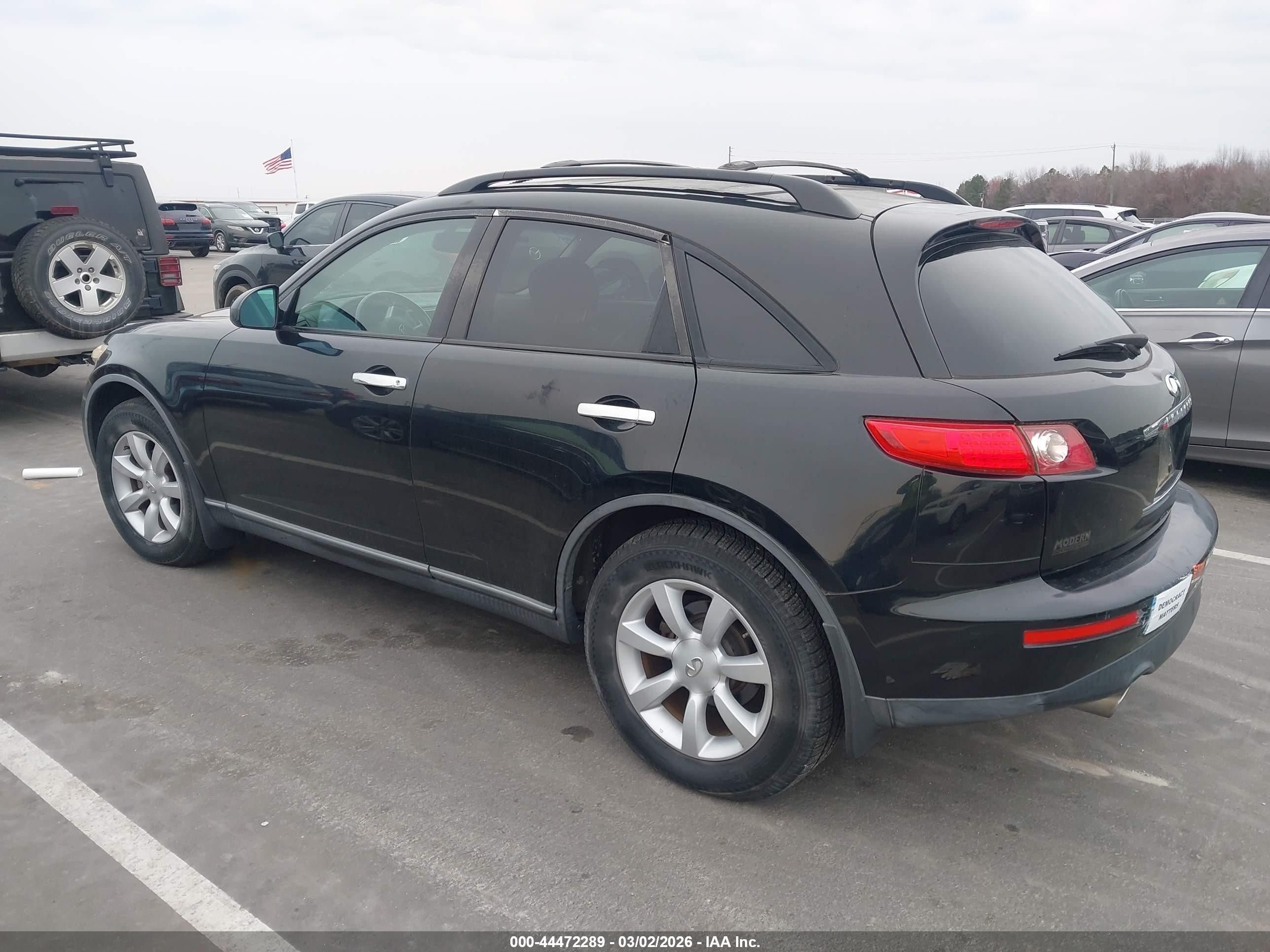2004 Infiniti Fx35   Black vin: JNRAS08W64X201468