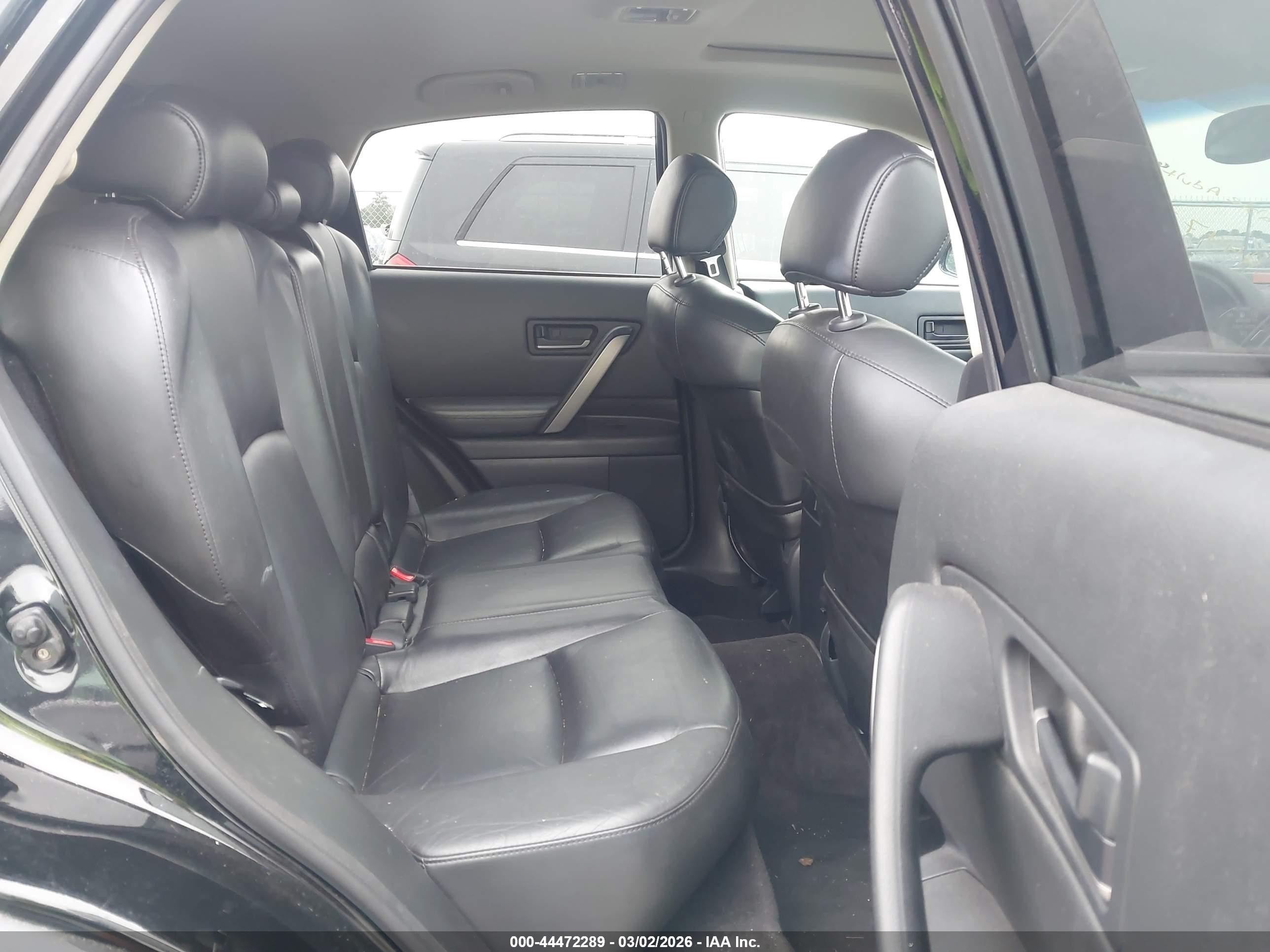 2004 Infiniti Fx35   Black vin: JNRAS08W64X201468