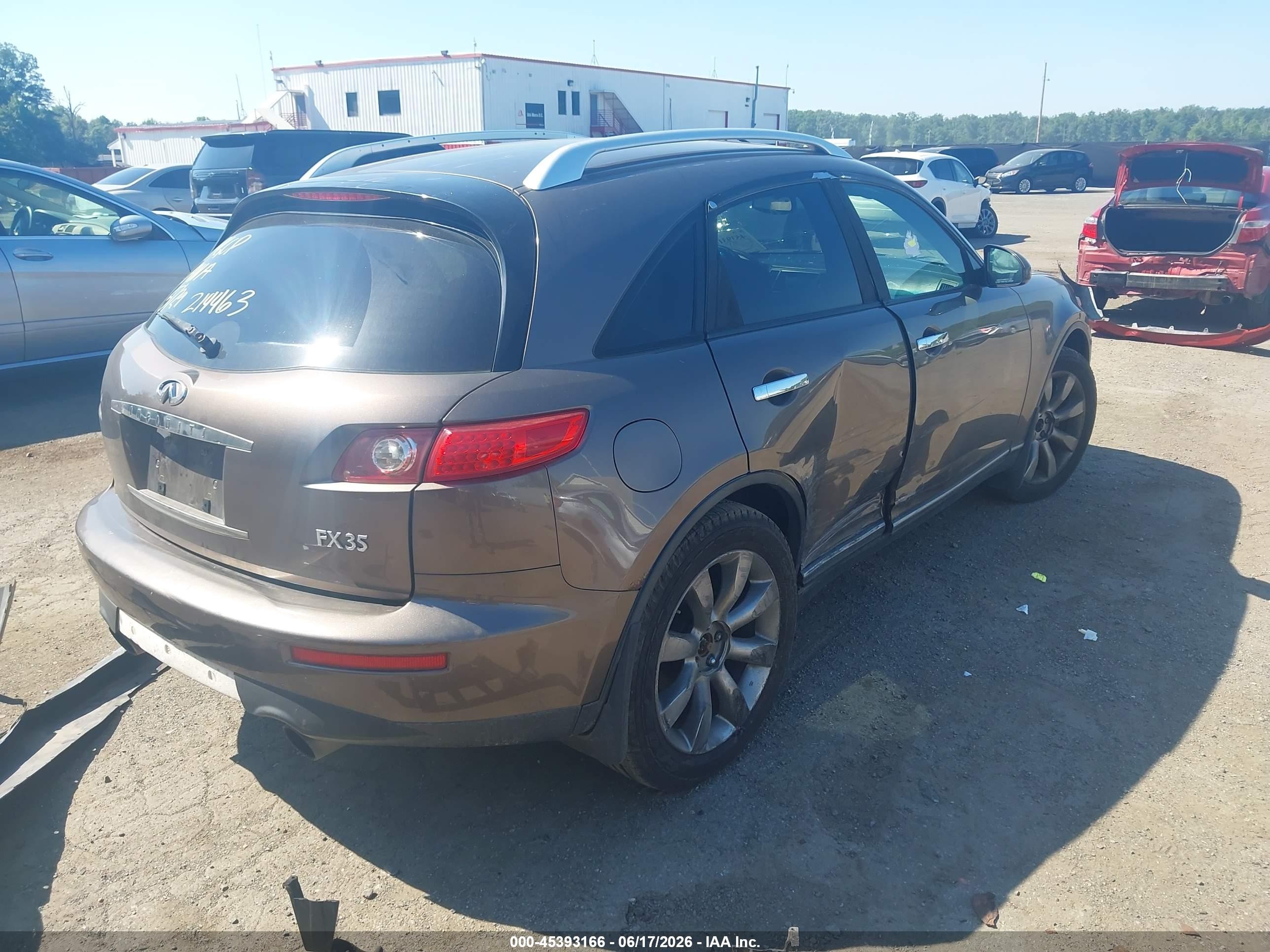 2004 Infiniti Fx35   Brown vin: JNRAS08W64X214463