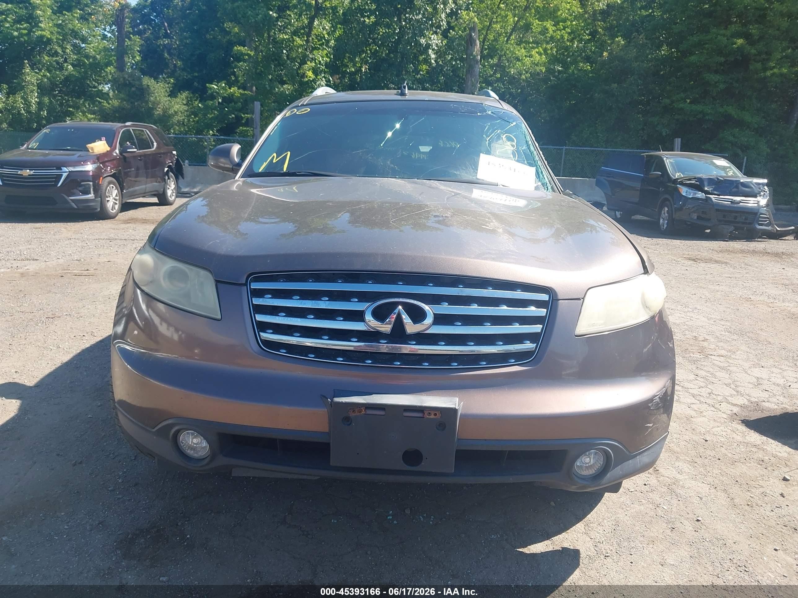 2004 Infiniti Fx35   Brown vin: JNRAS08W64X214463