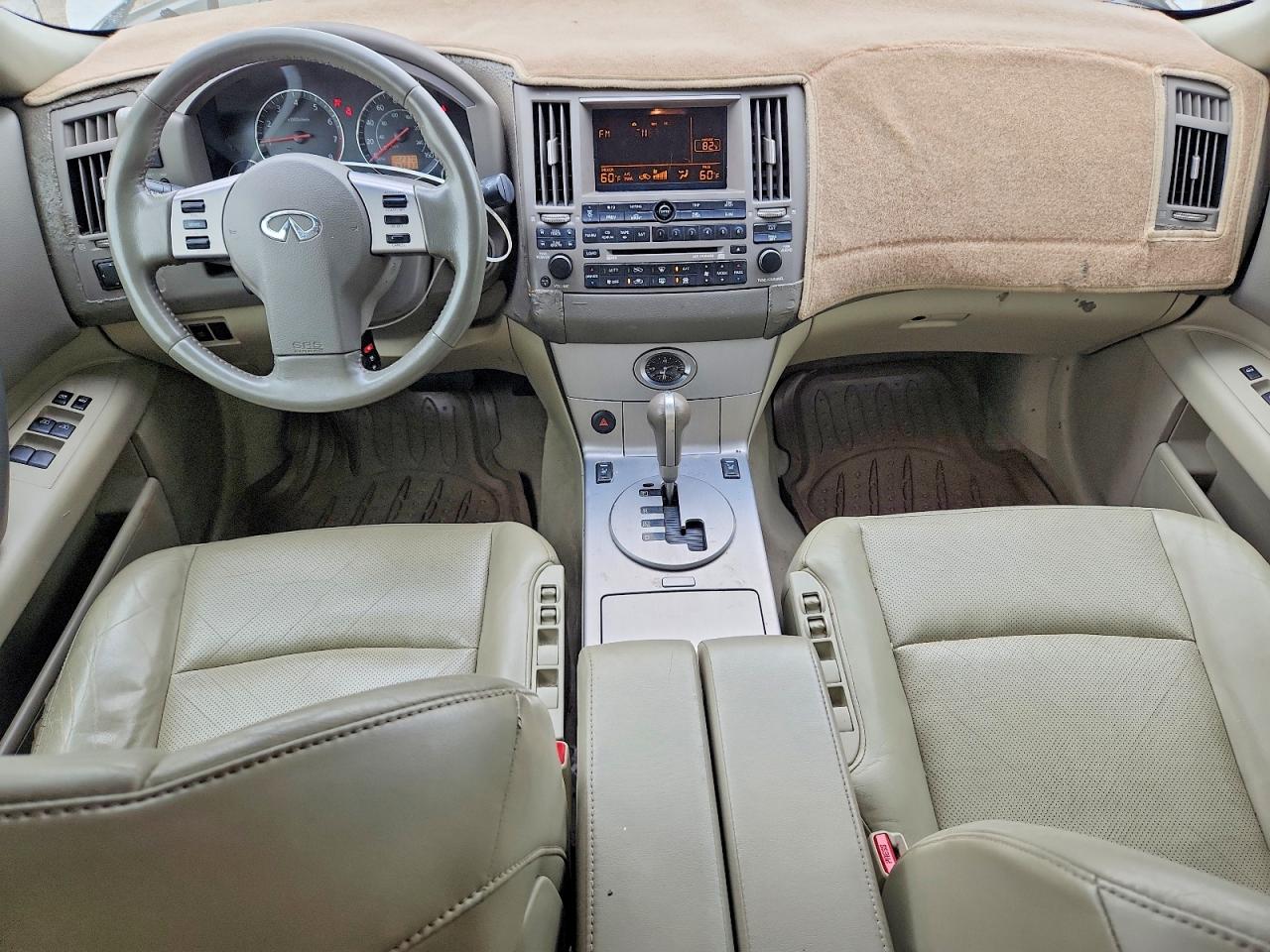 2004 Infiniti Fx35 Base White vin: JNRAS08W64X214804