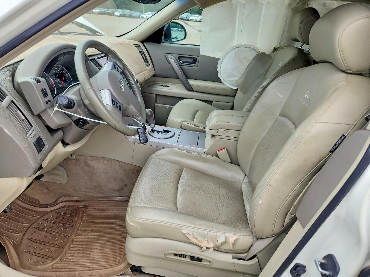 2004 Infiniti Fx35 Base White vin: JNRAS08W64X214804