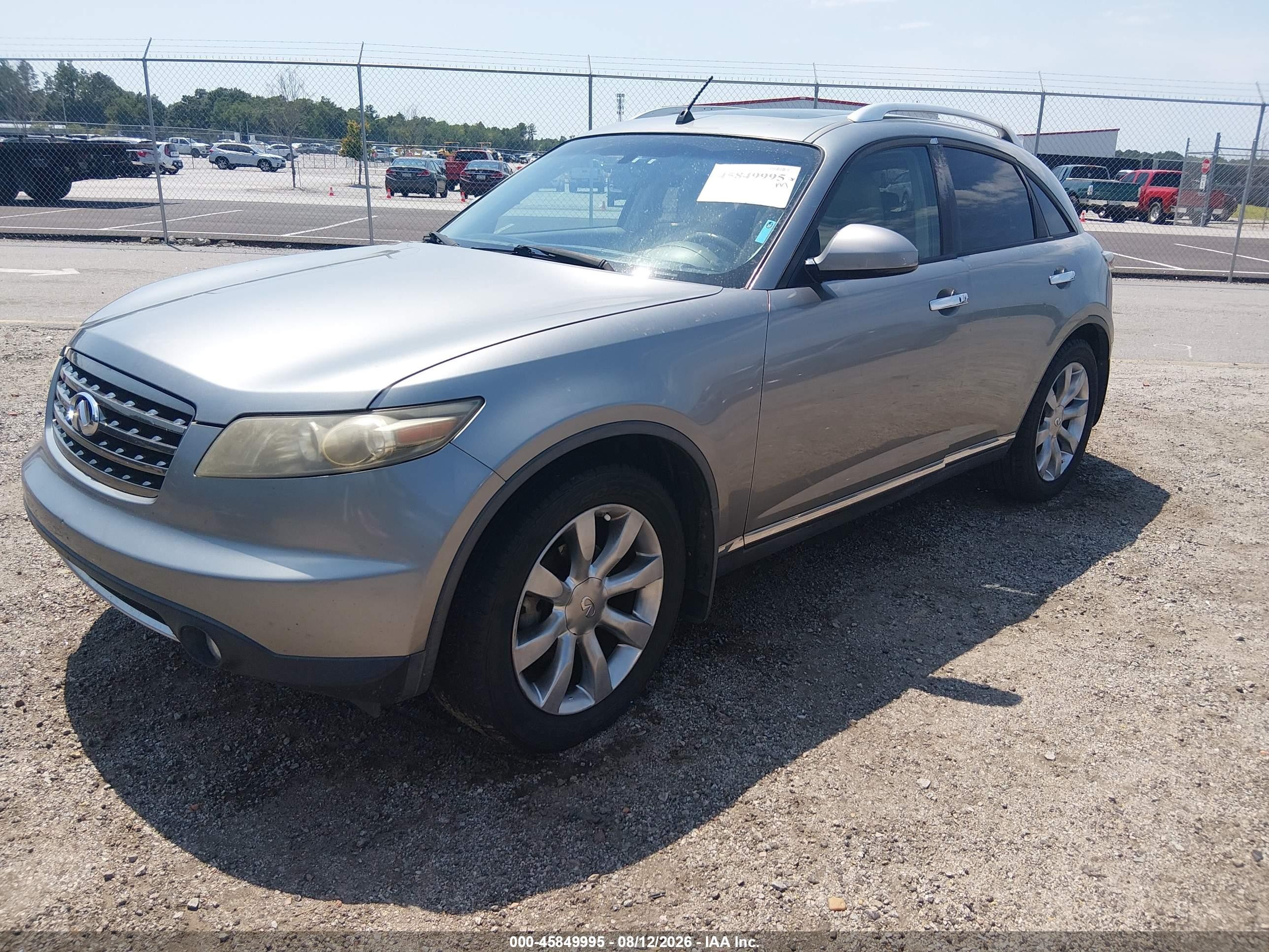2007 Infiniti Fx35   Silver vin: JNRAS08W67X205511