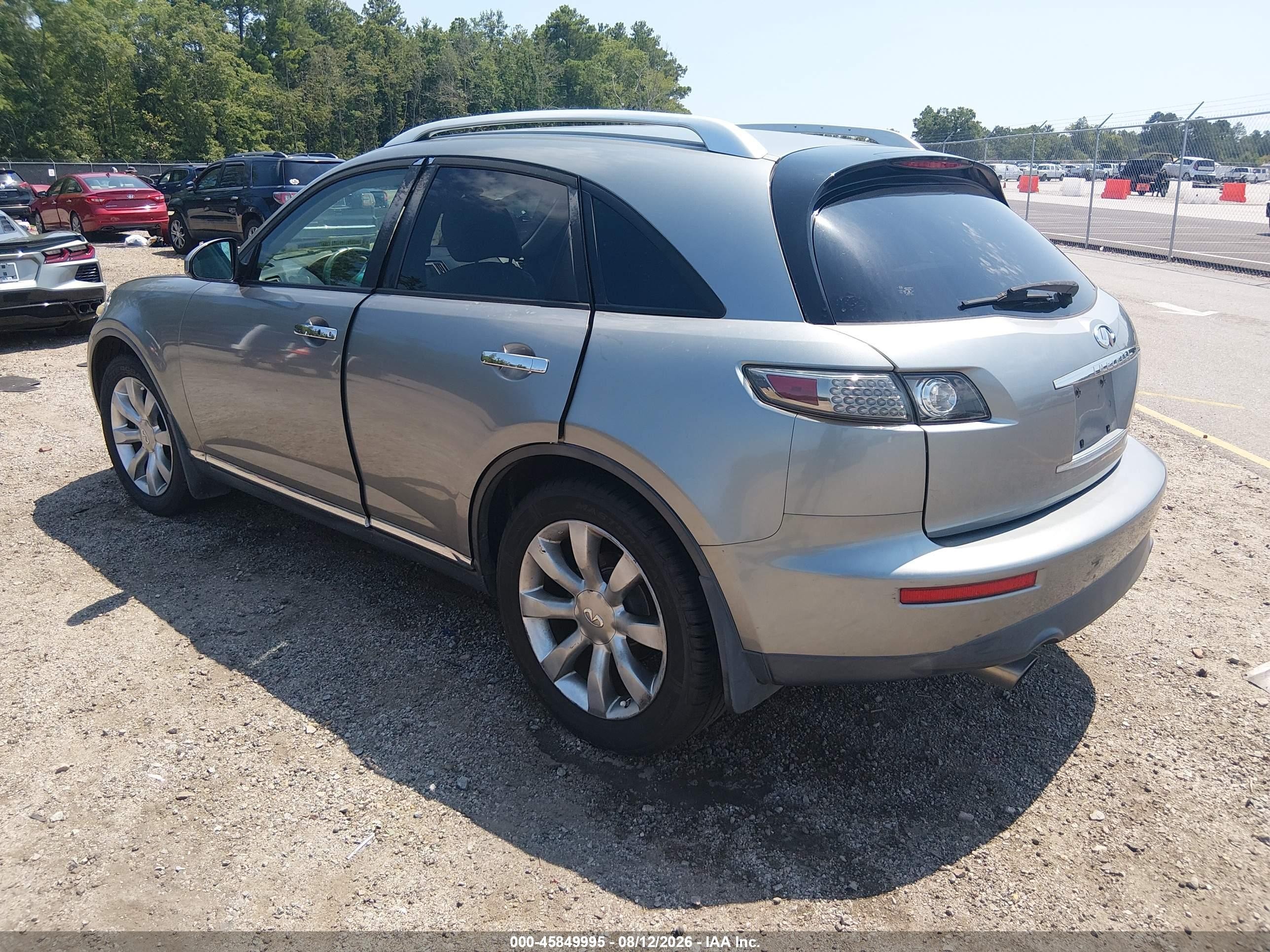 2007 Infiniti Fx35   Silver vin: JNRAS08W67X205511