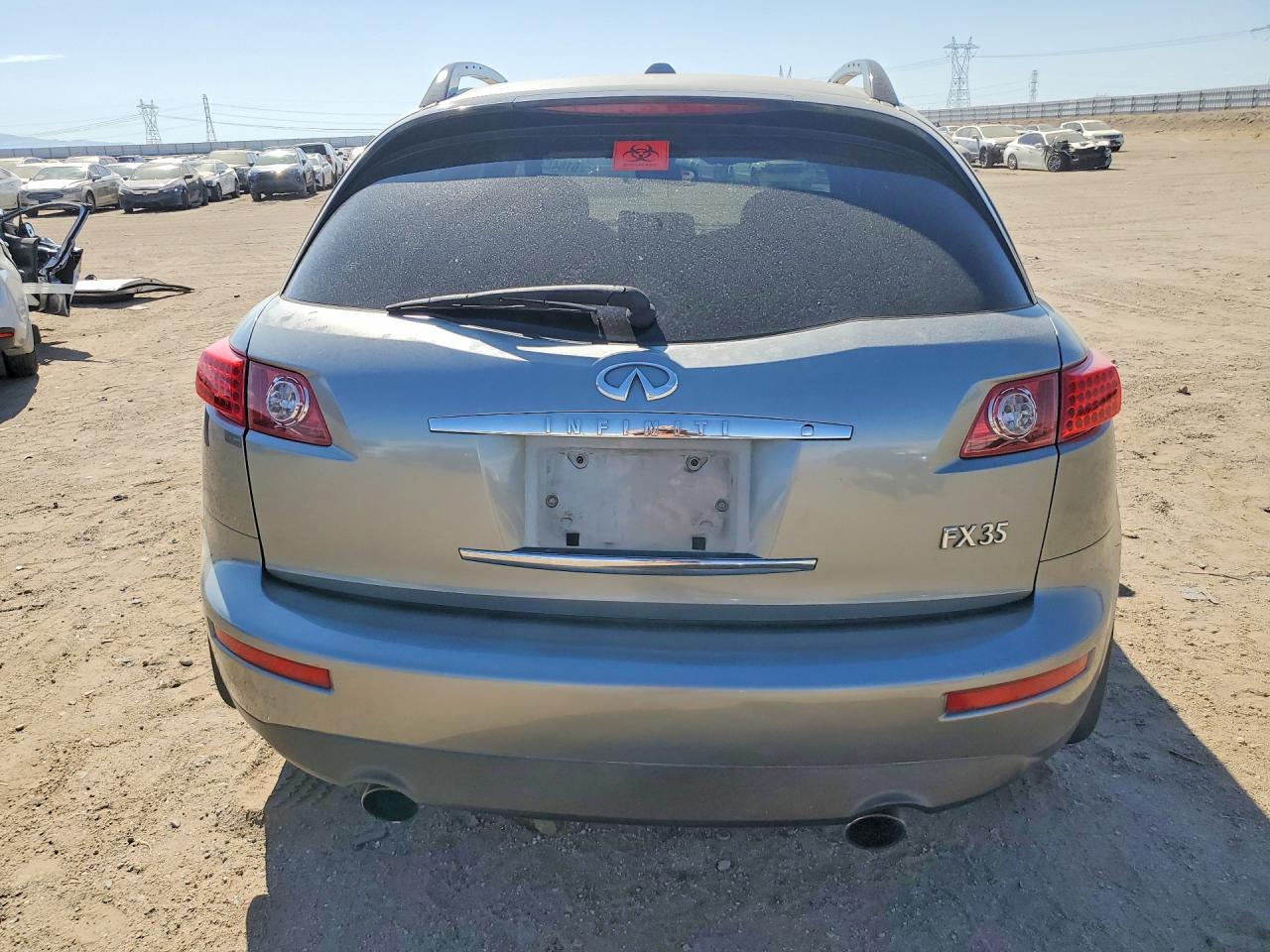 2008 Infiniti Fx35 Base Gray vin: JNRAS08W68X202500