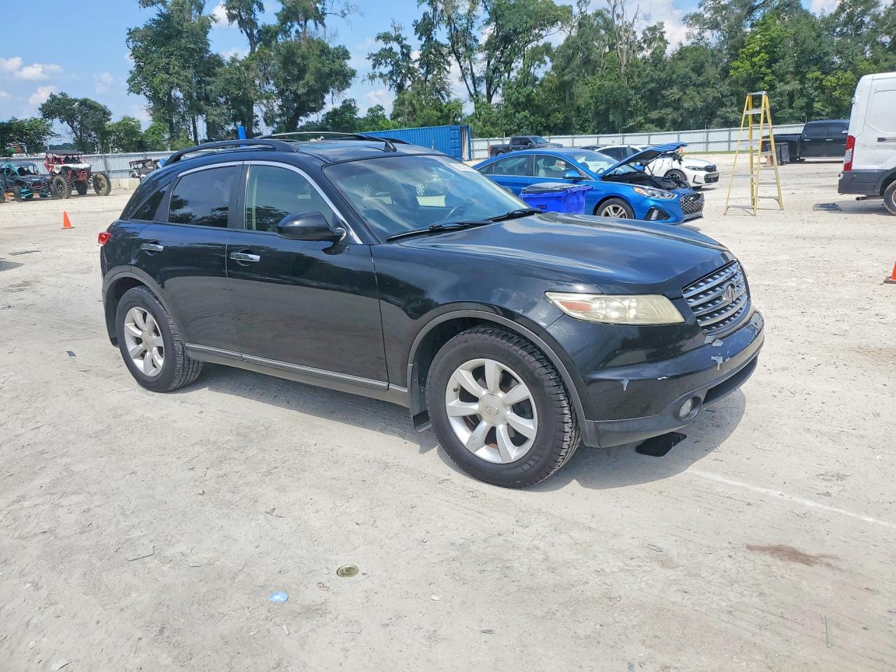 2003 Infiniti Fx35 Base Черный vin: JNRAS08W73X200618