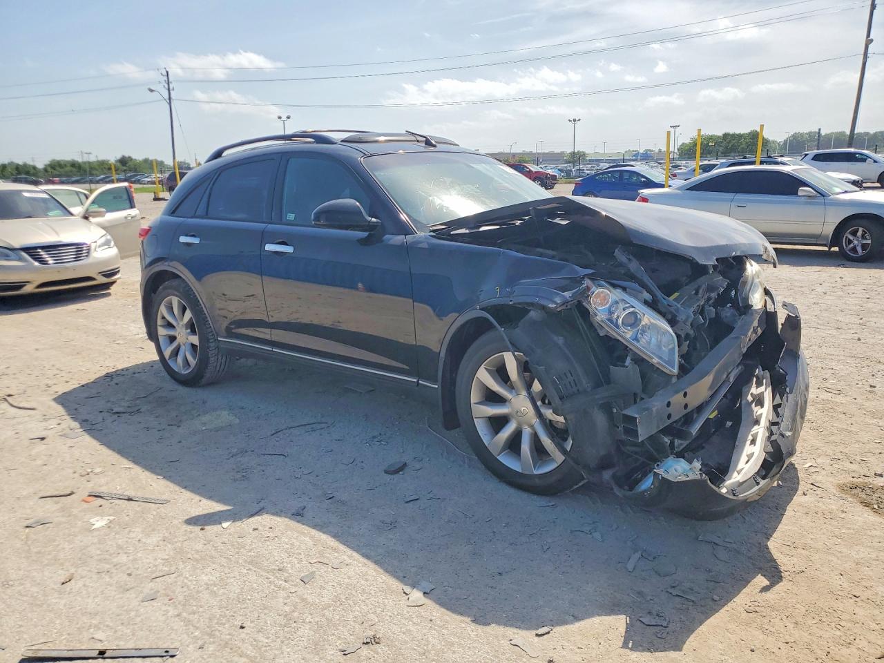 2003 Infiniti Fx35 Base Черный vin: JNRAS08W73X205608