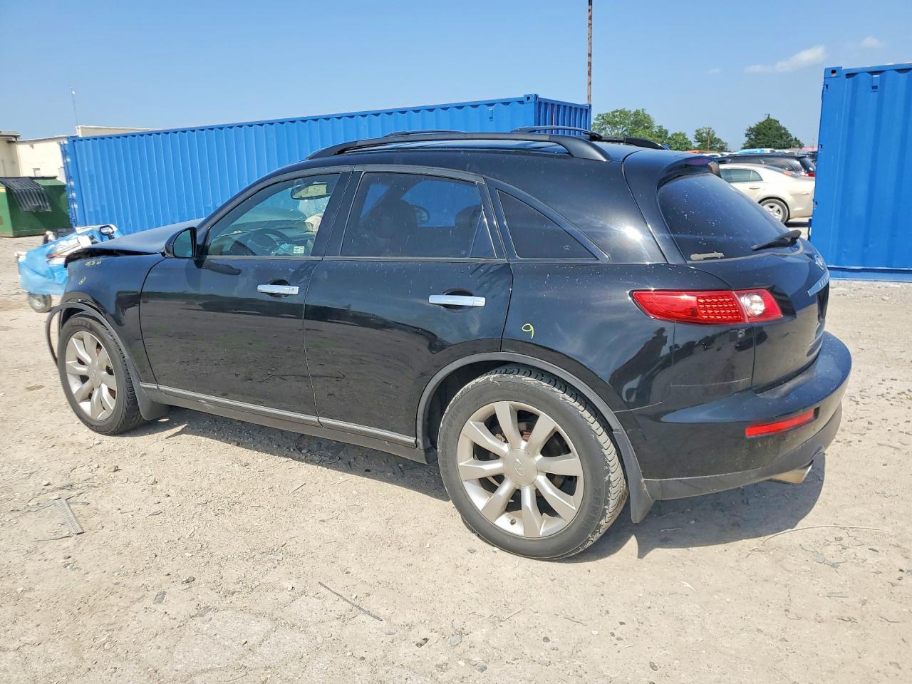 2003 Infiniti Fx35 Base Черный vin: JNRAS08W73X205608