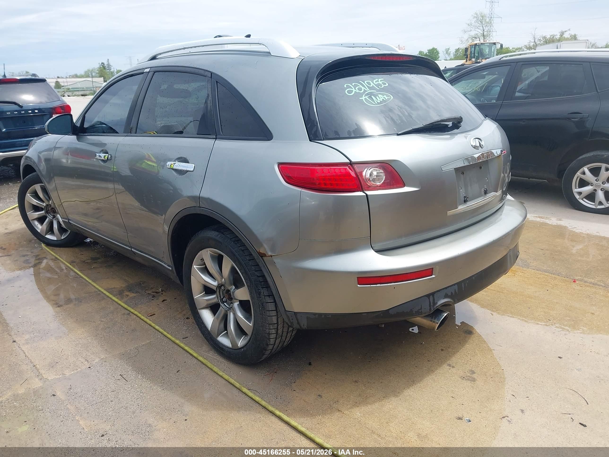 2004 Infiniti Fx35   Gray vin: JNRAS08W74X221955