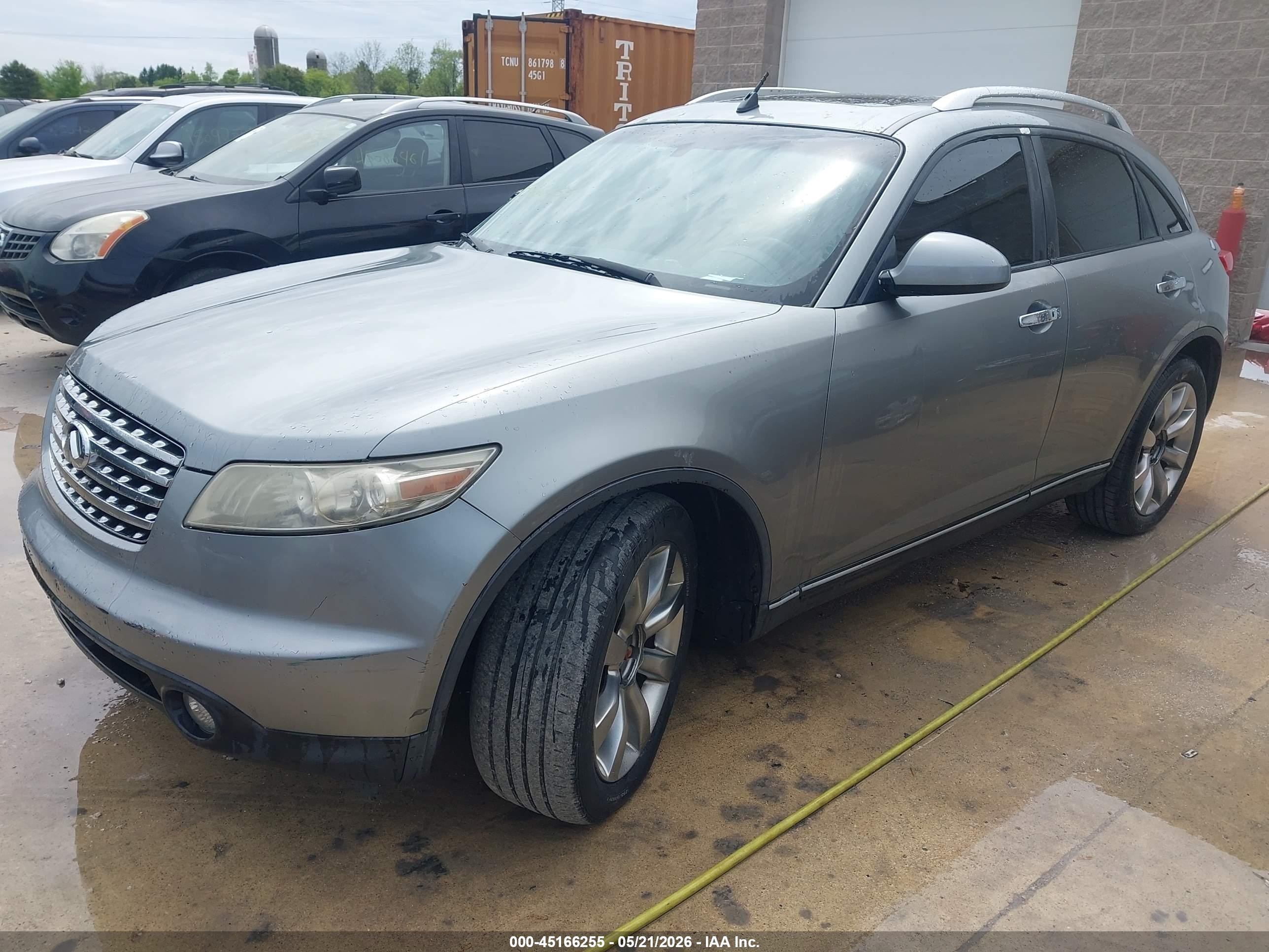 2004 Infiniti Fx35   Gray vin: JNRAS08W74X221955