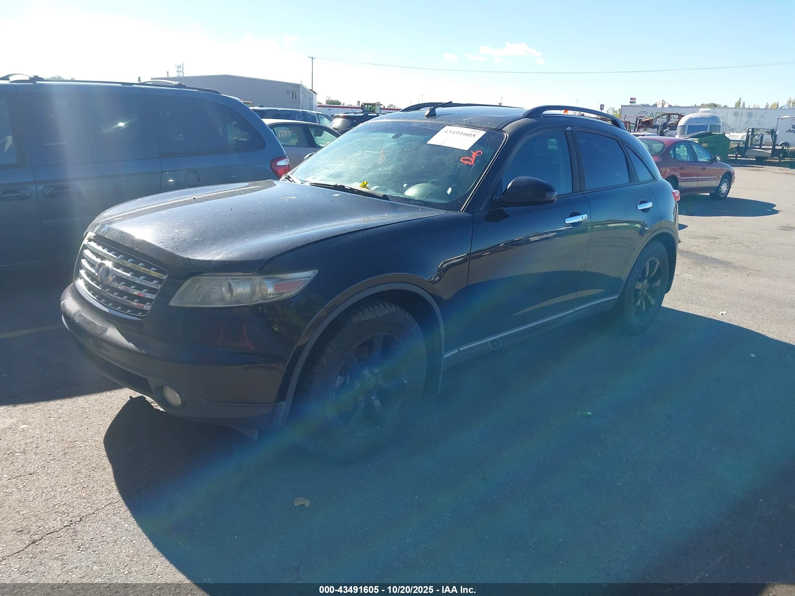 2004 Infiniti Fx35   Black vin: JNRAS08W74X225388
