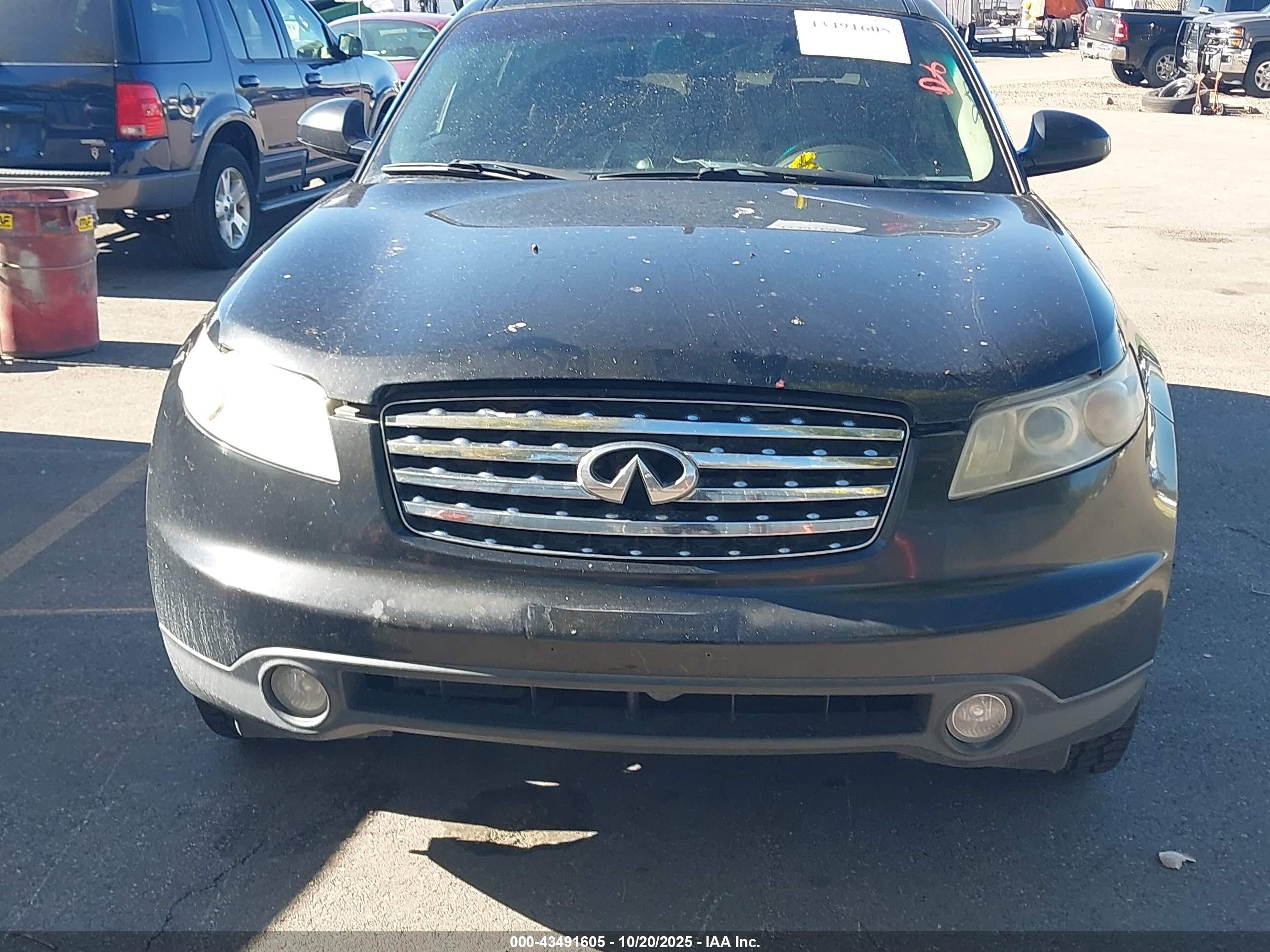 2004 Infiniti Fx35   Black vin: JNRAS08W74X225388