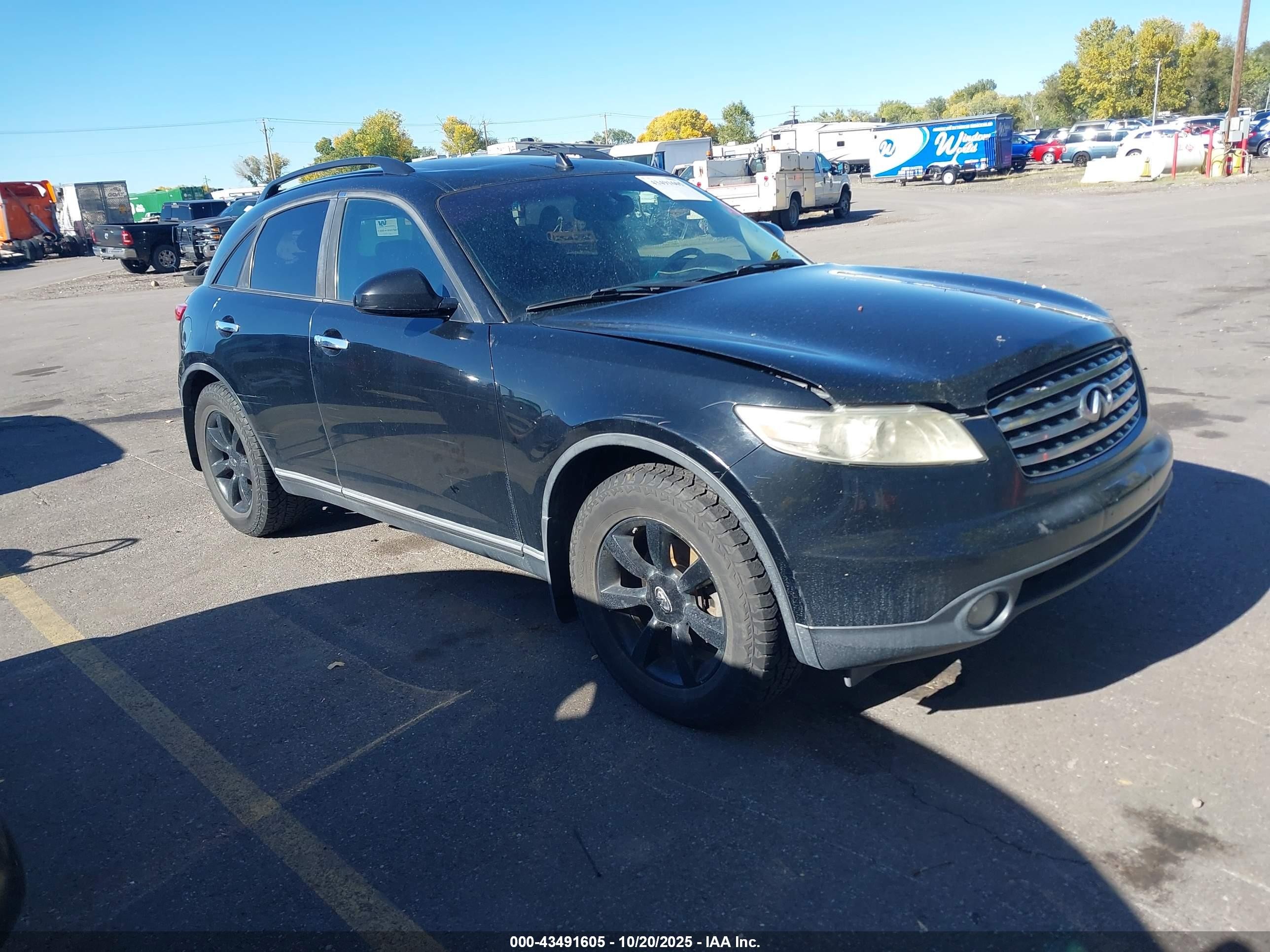 2004 Infiniti Fx35   Black vin: JNRAS08W74X225388