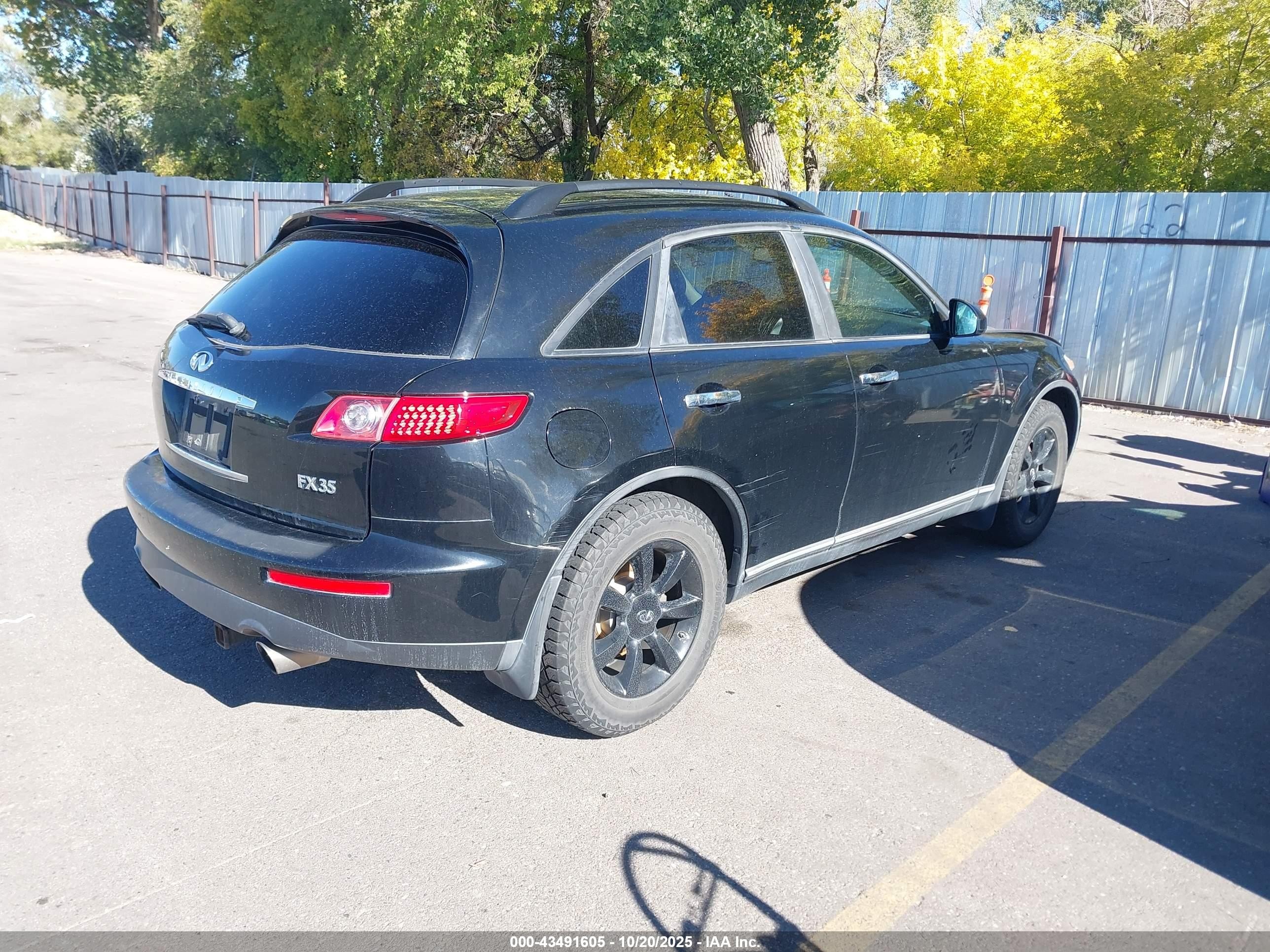 2004 Infiniti Fx35   Black vin: JNRAS08W74X225388