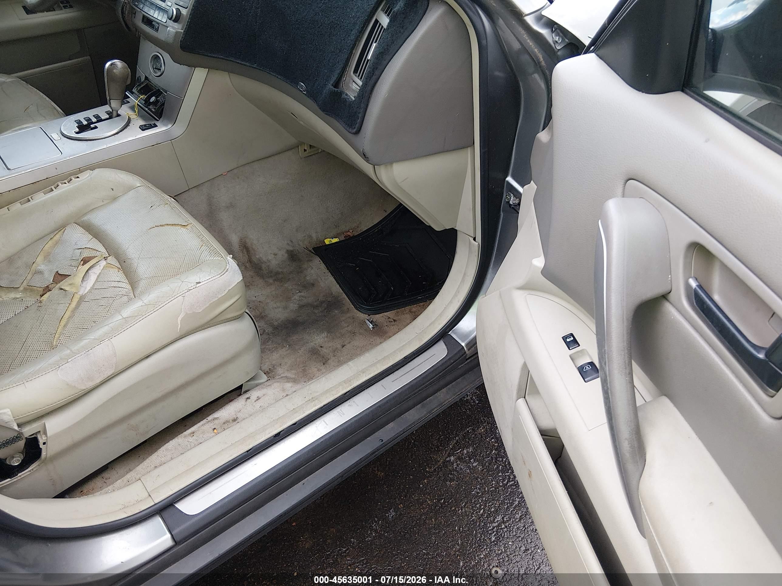 2005 Infiniti Fx35   Серый vin: JNRAS08W75X215168