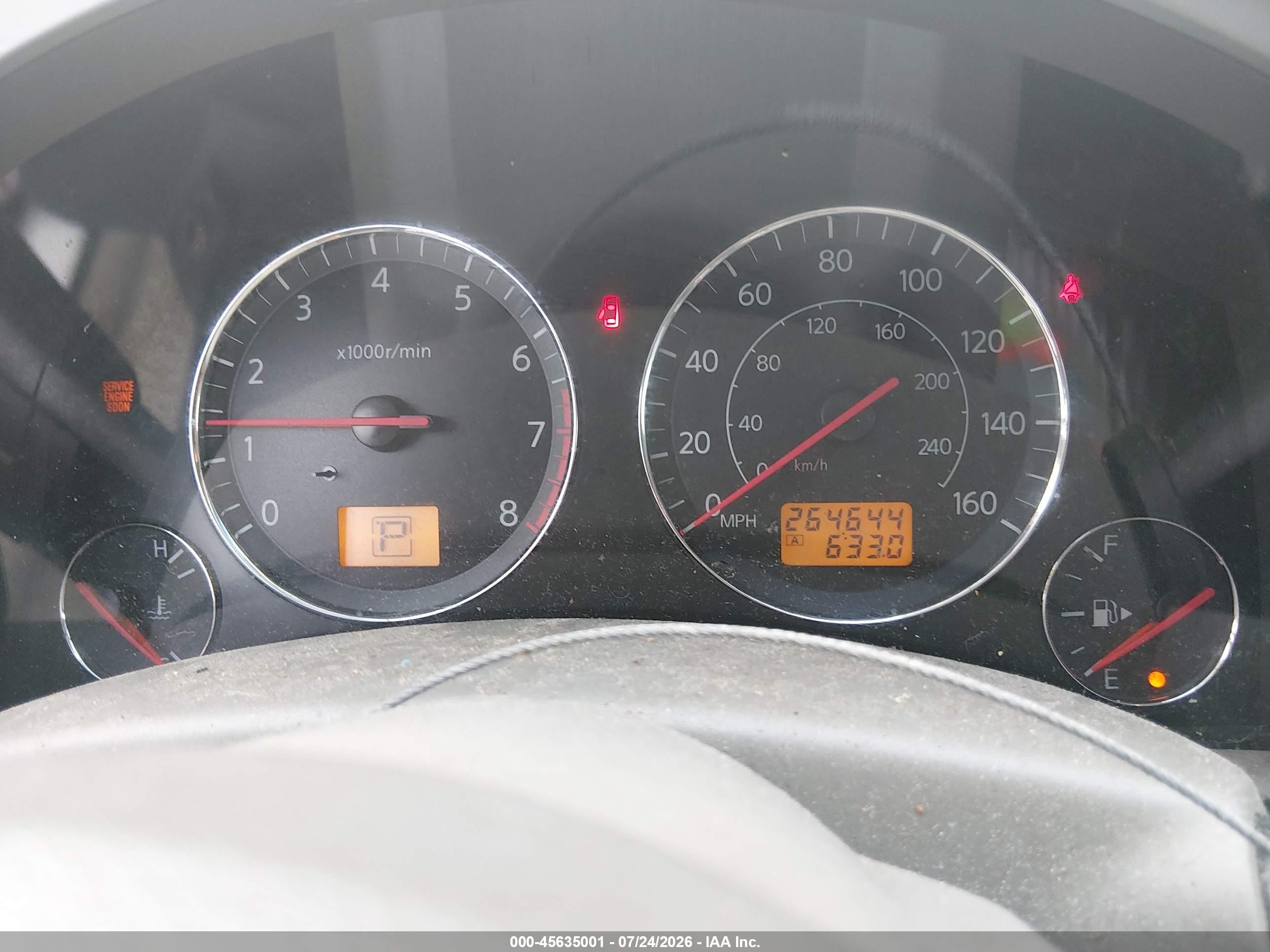 2005 Infiniti Fx35   Серый vin: JNRAS08W75X215168