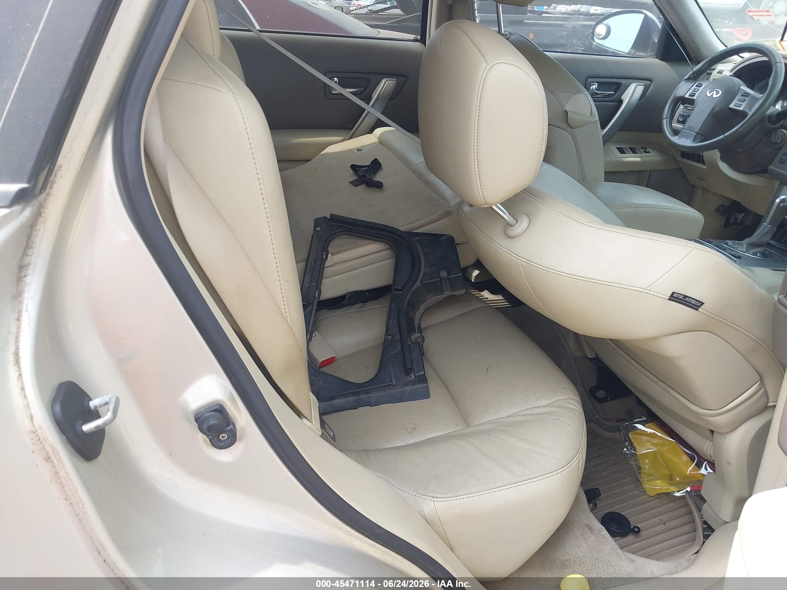 2006 Infiniti Fx35   Gold vin: JNRAS08W76X209713