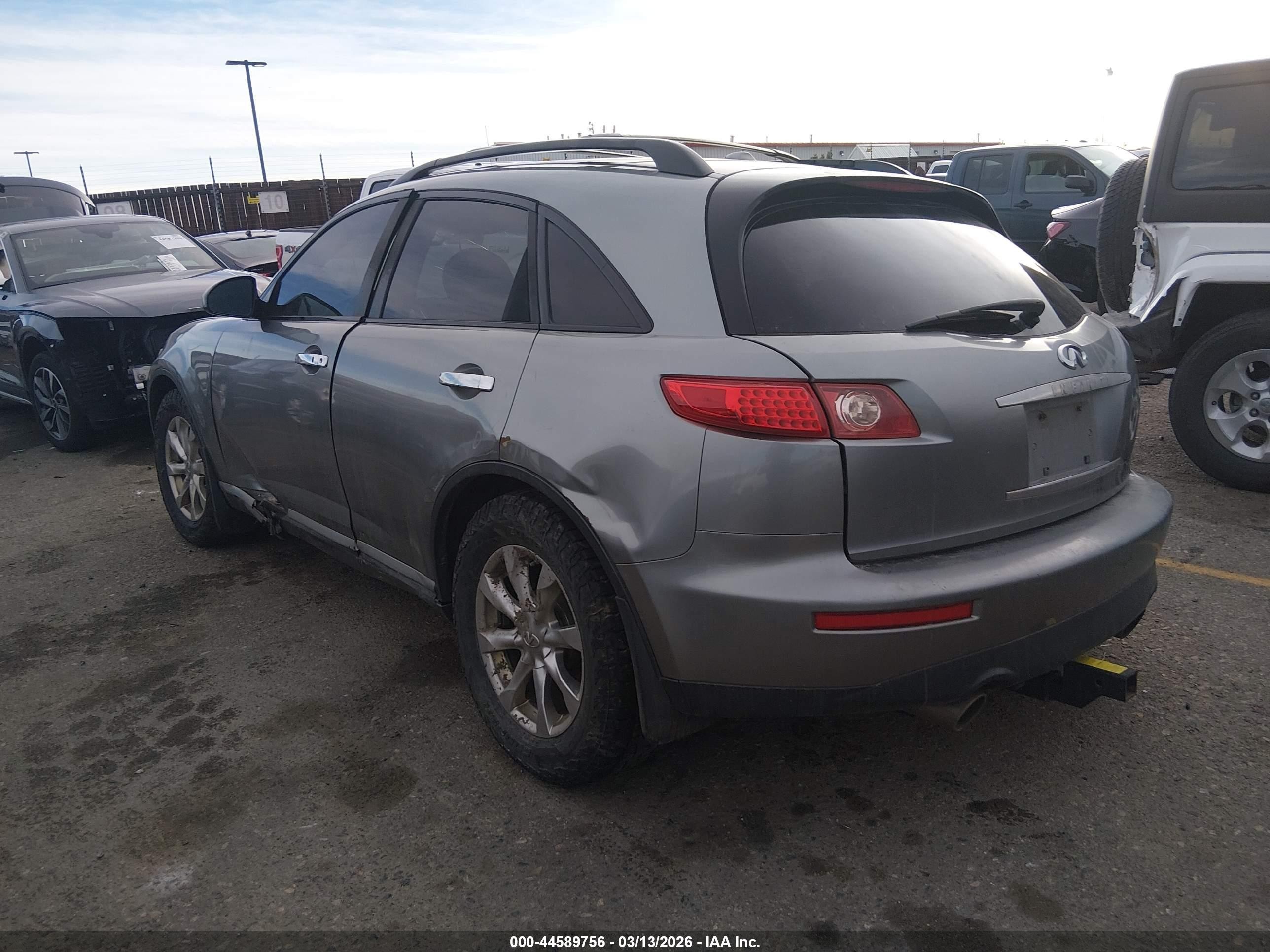 2007 Infiniti Fx35   Silver vin: JNRAS08W77X200186