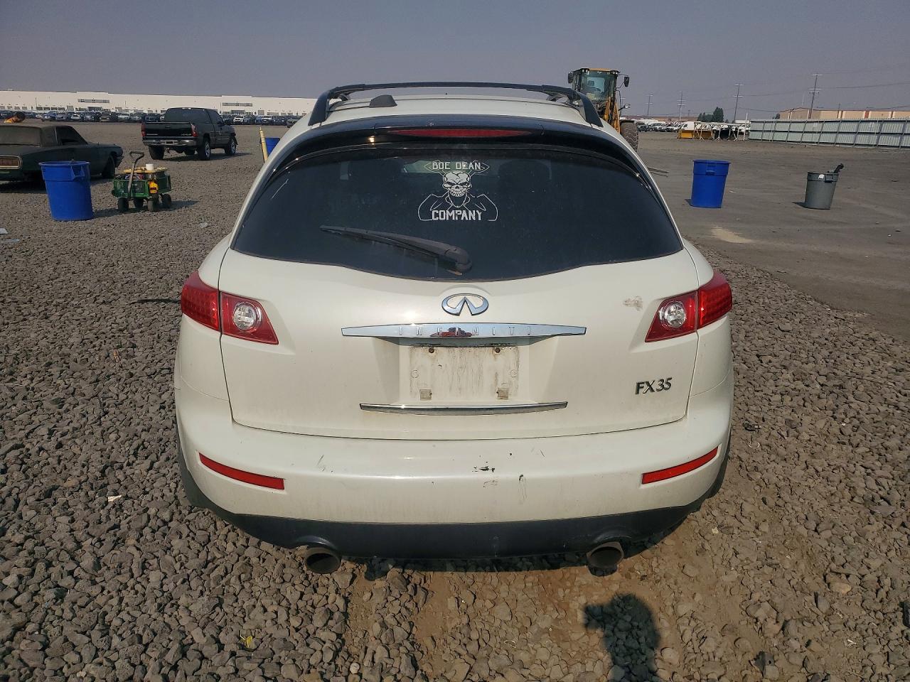 2003 Infiniti Fx35 Base White vin: JNRAS08W83X002050