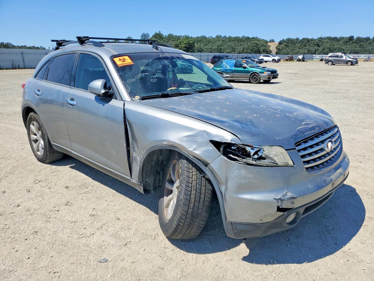 2005 Infiniti Fx35 Base Silver vin: JNRAS08W85X213672