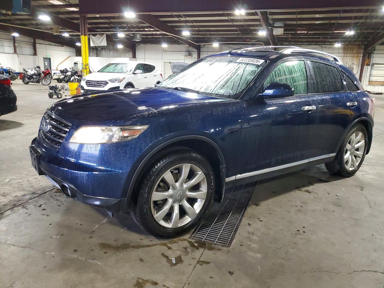 2007 Infiniti Fx35 Base Синий vin: JNRAS08W87X209463