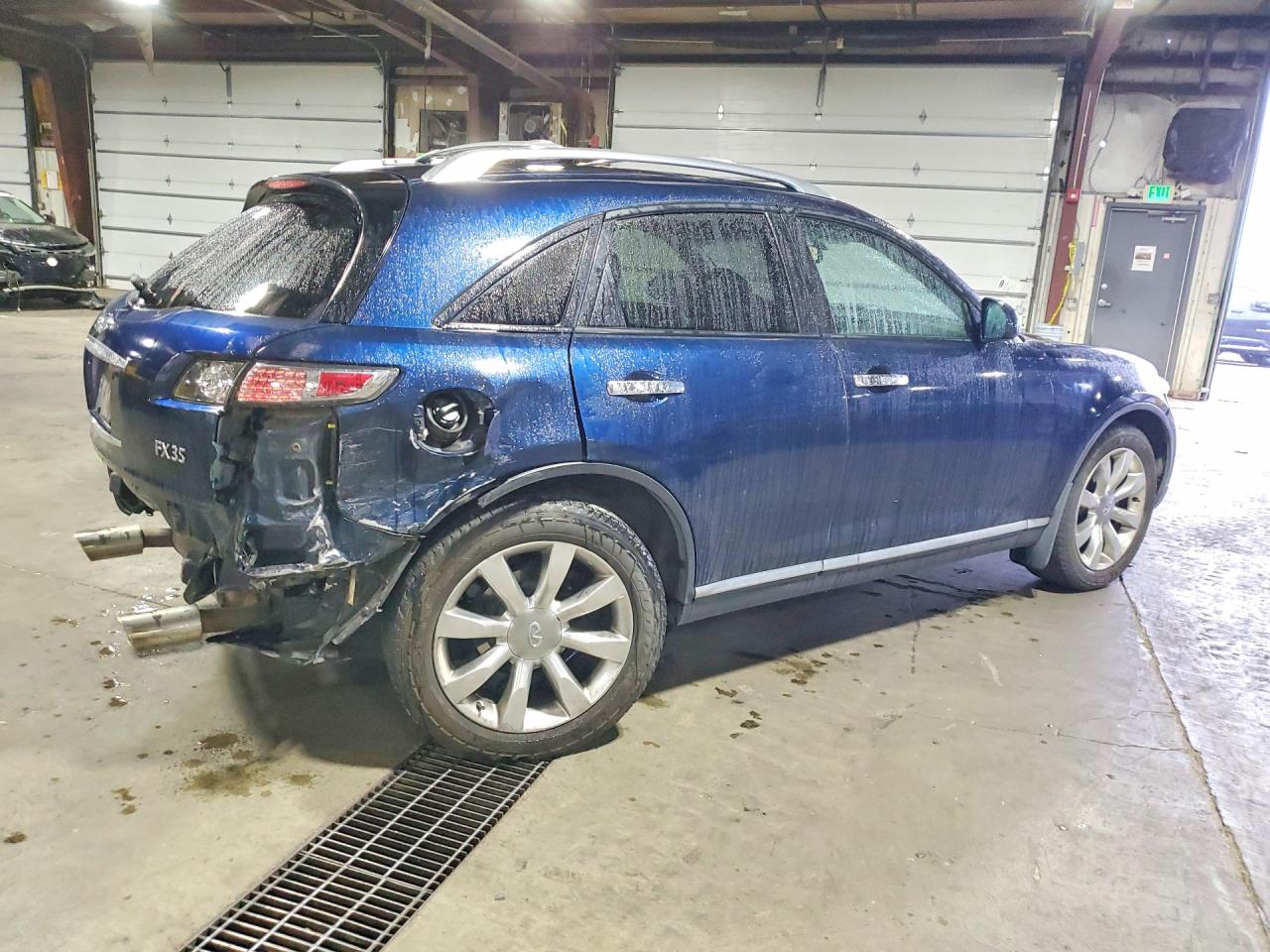 2007 Infiniti Fx35 Base Синий vin: JNRAS08W87X209463
