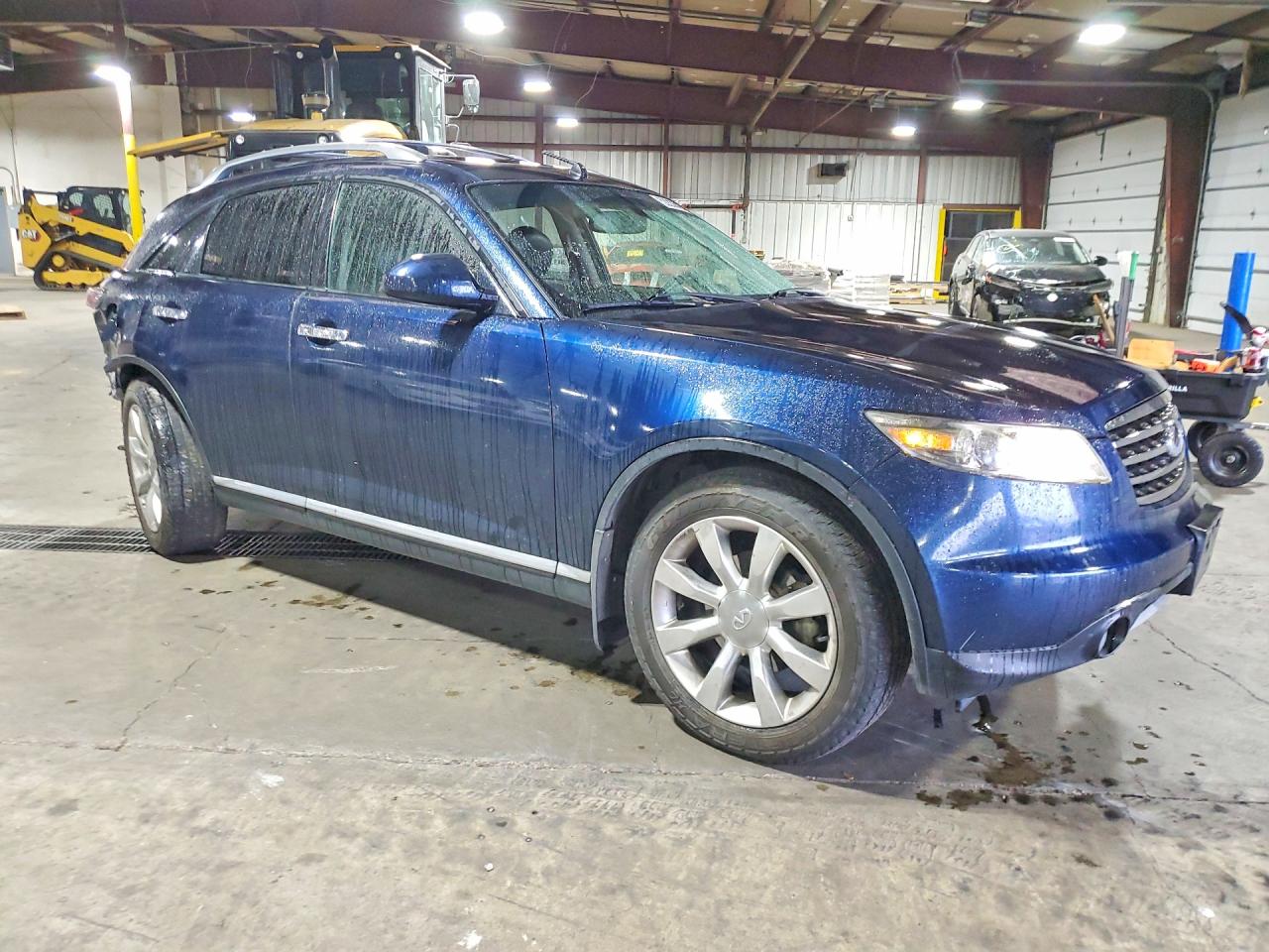 2007 Infiniti Fx35 Base Синий vin: JNRAS08W87X209463