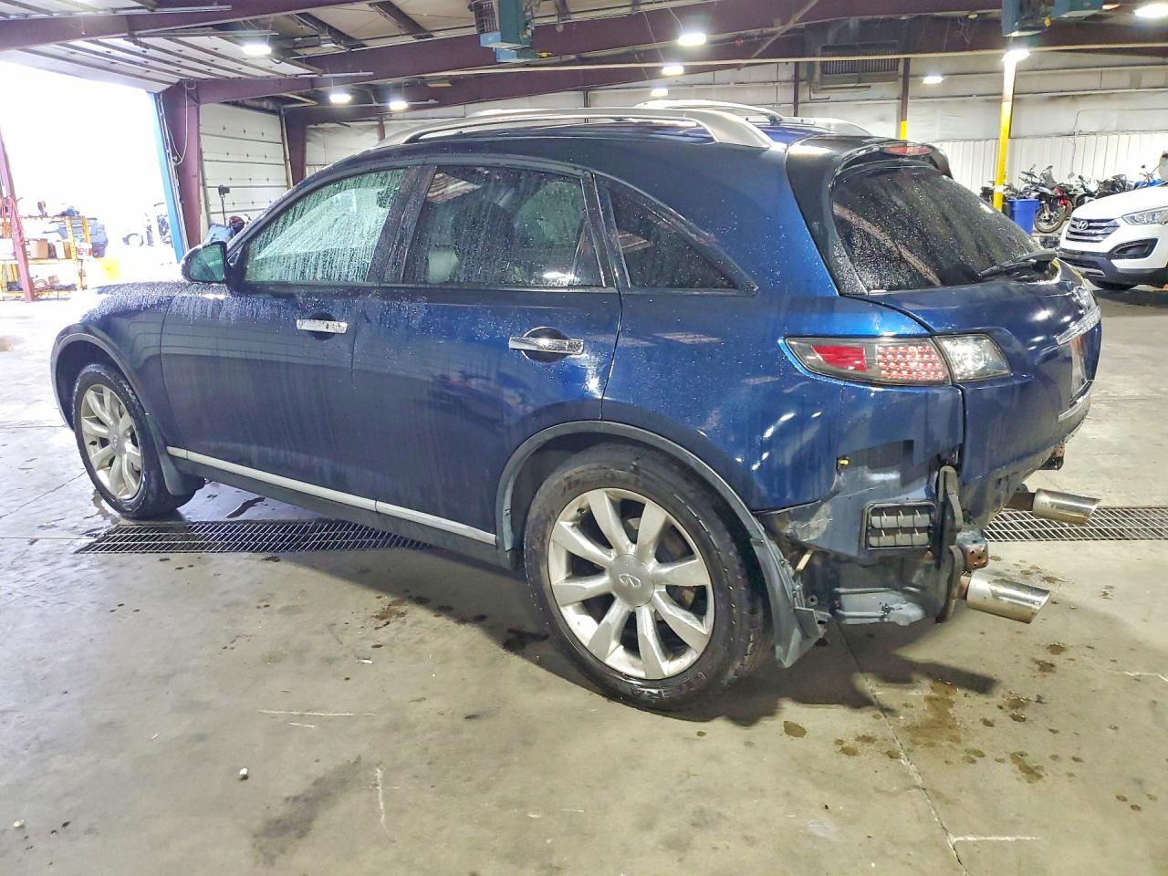 2007 Infiniti Fx35 Base Синий vin: JNRAS08W87X209463