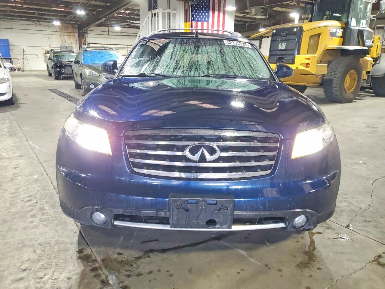 2007 Infiniti Fx35 Base Синий vin: JNRAS08W87X209463