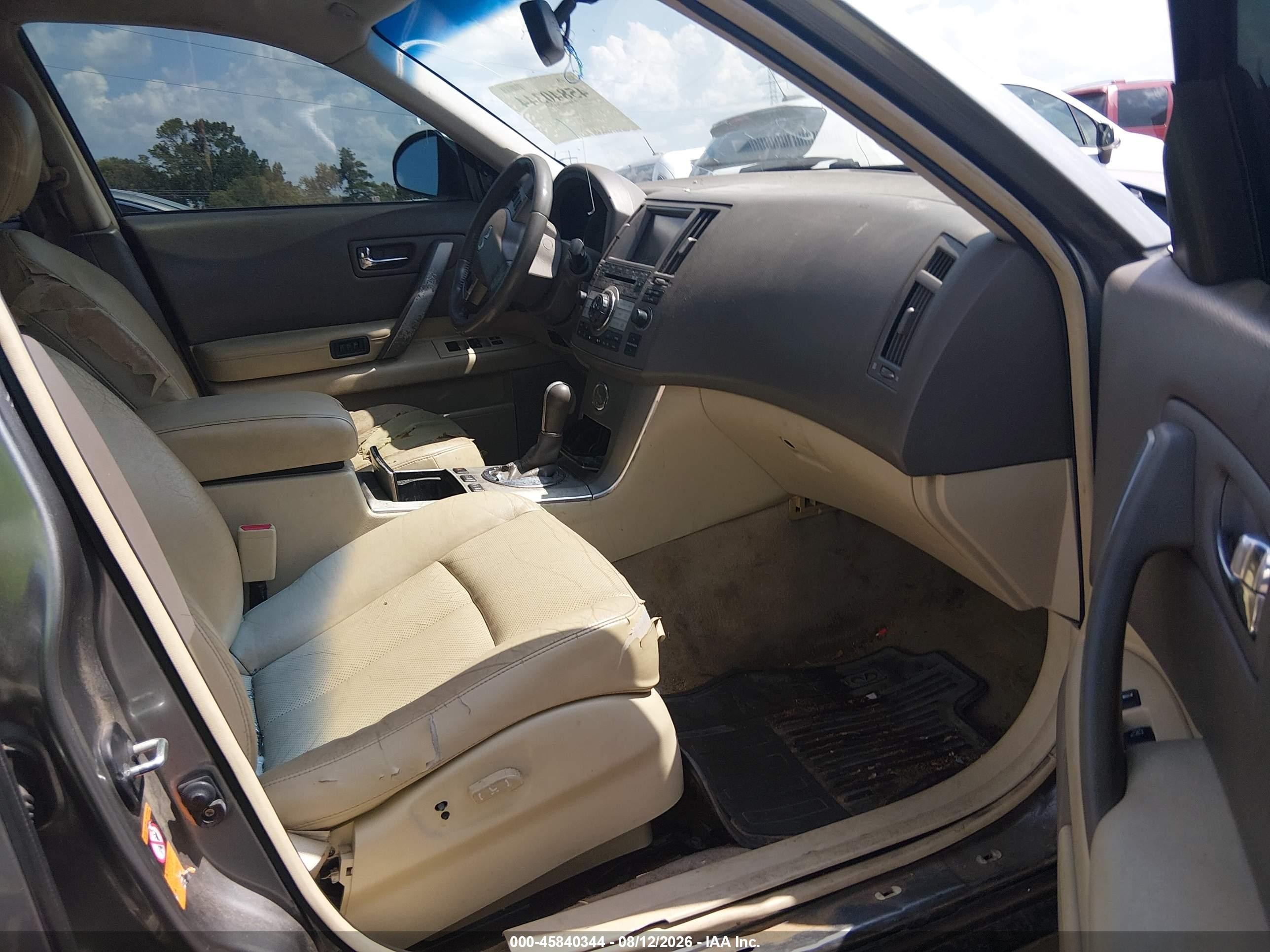 2008 Infiniti Fx35 Серый vin: JNRAS08W88X204927
