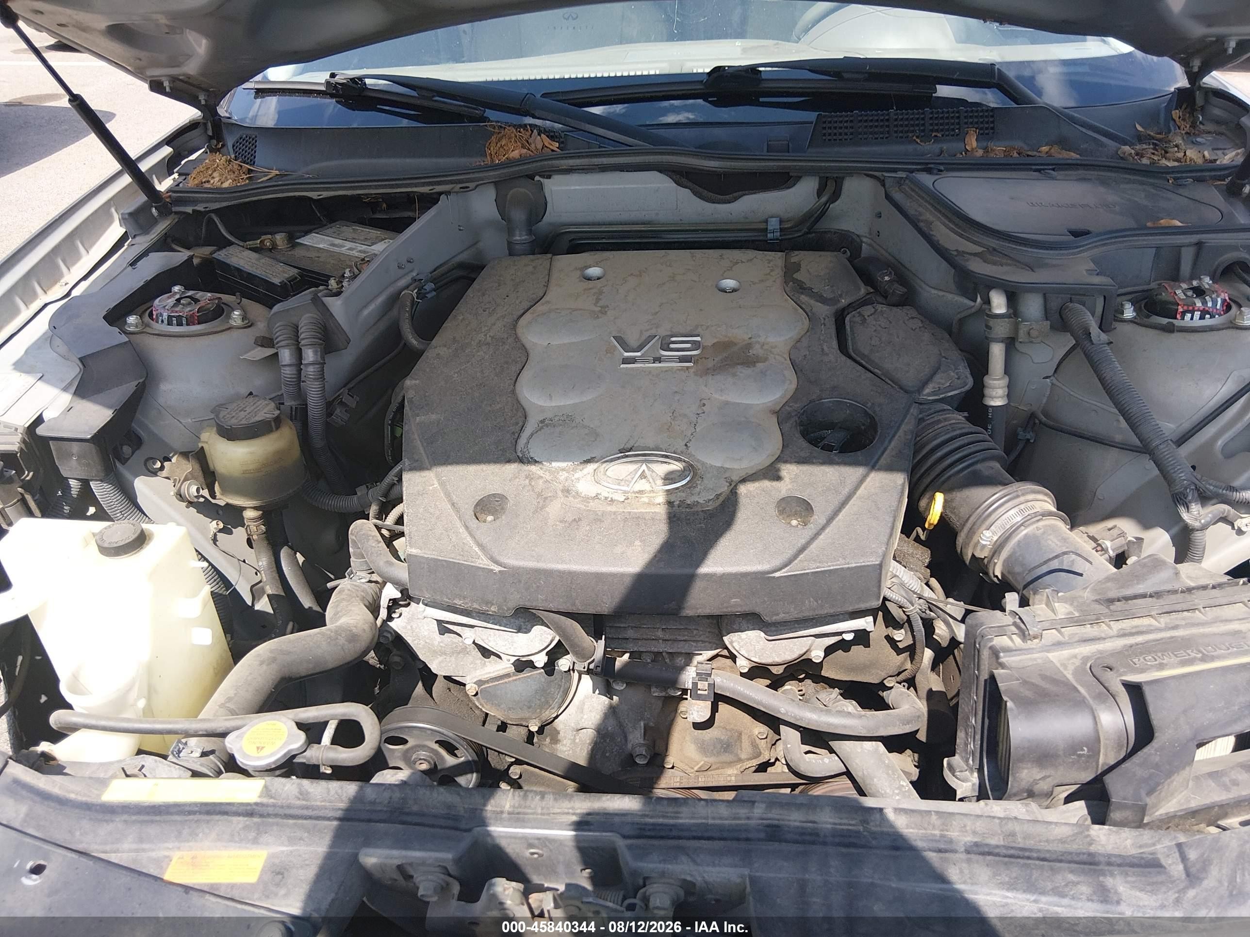 2008 Infiniti Fx35 Серый vin: JNRAS08W88X204927