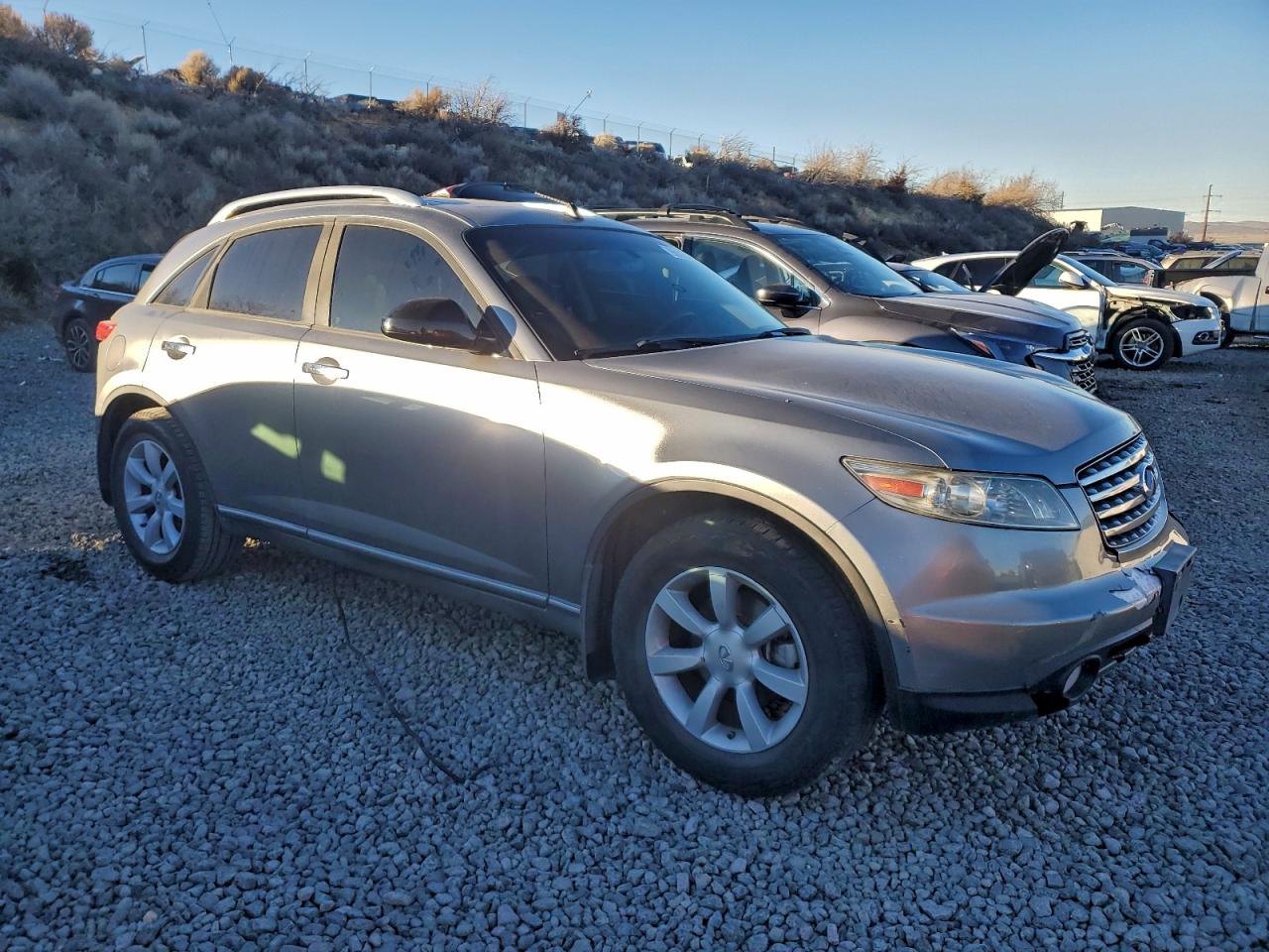 2004 Infiniti Fx35 Gray vin: JNRAS08W94X212559