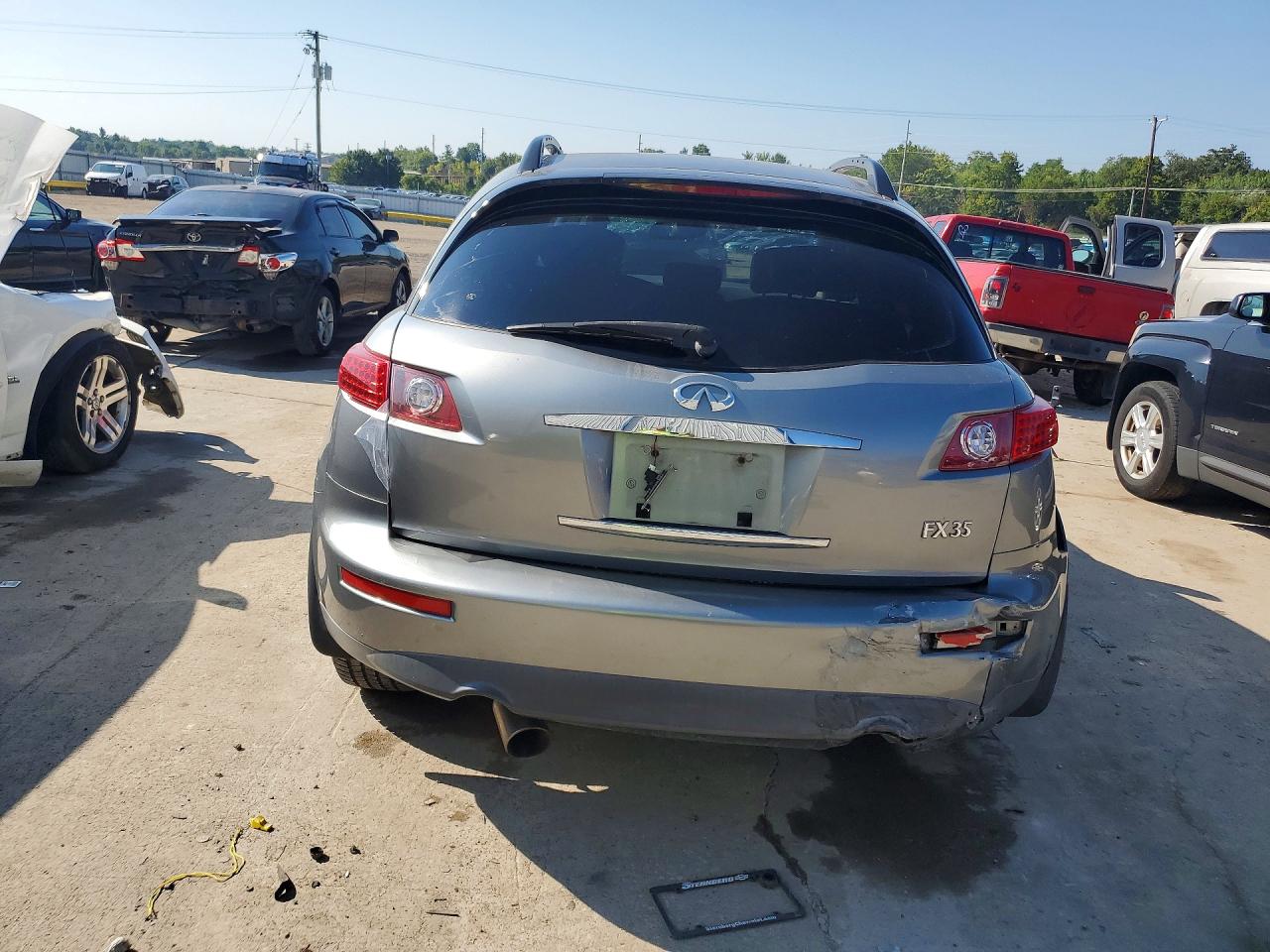 2004 Infiniti Fx35 Base Gray vin: JNRAS08W94X221911