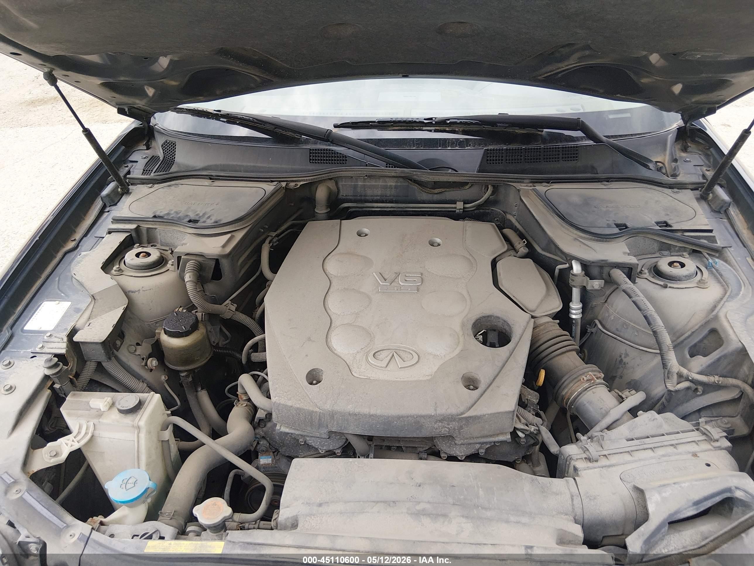2006 Infiniti Fx35   Black vin: JNRAS08W96X200138