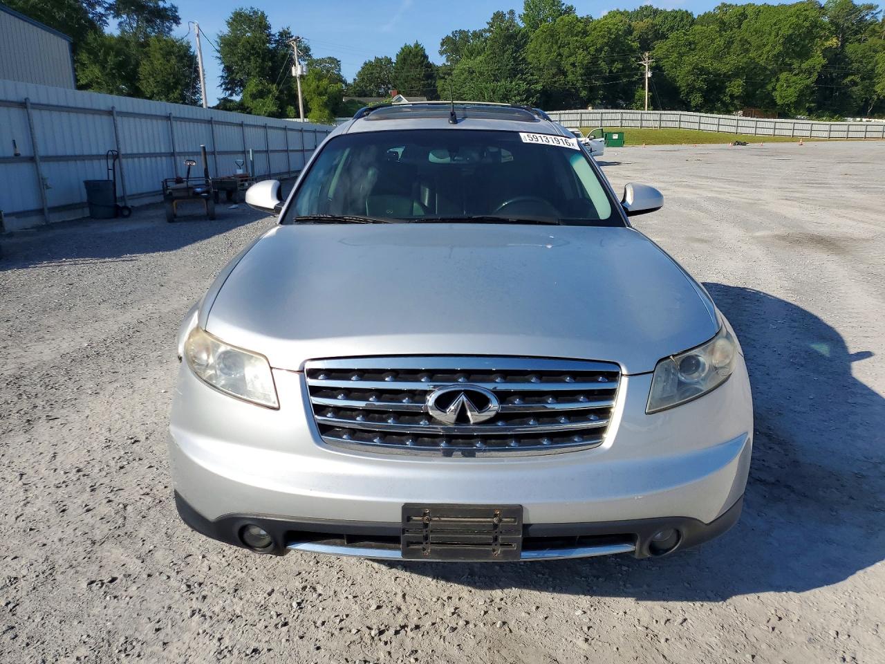 2006 Infiniti Fx35 Base Silver vin: JNRAS08W96X201239