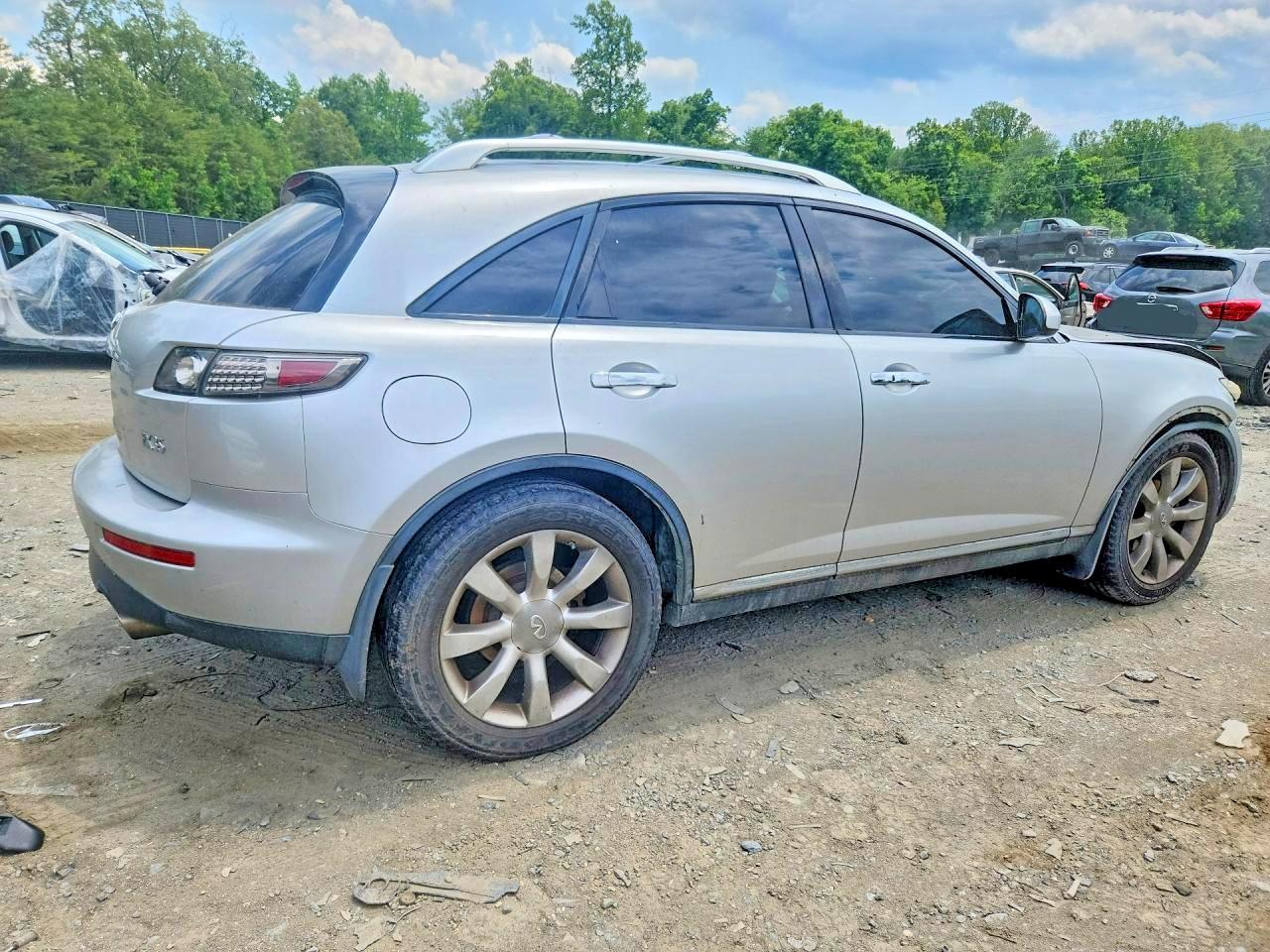 2008 Infiniti Fx35 Base Silver vin: JNRAS08W98X204077