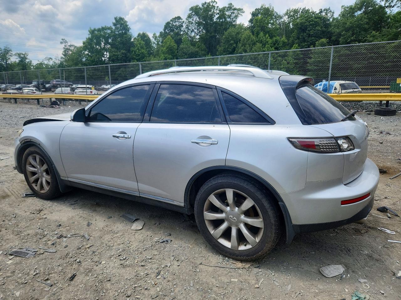 2008 Infiniti Fx35 Base Silver vin: JNRAS08W98X204077