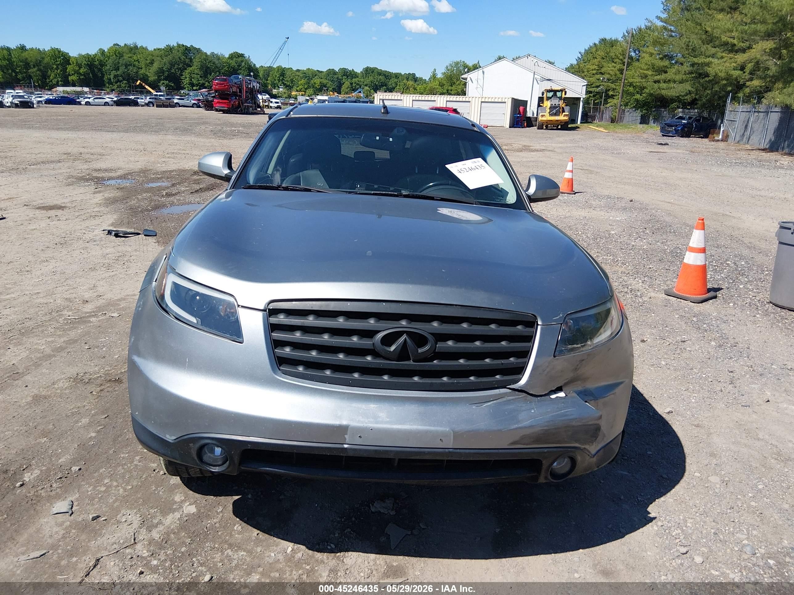 2008 Infiniti Fx35   Gray vin: JNRAS08W98X205066