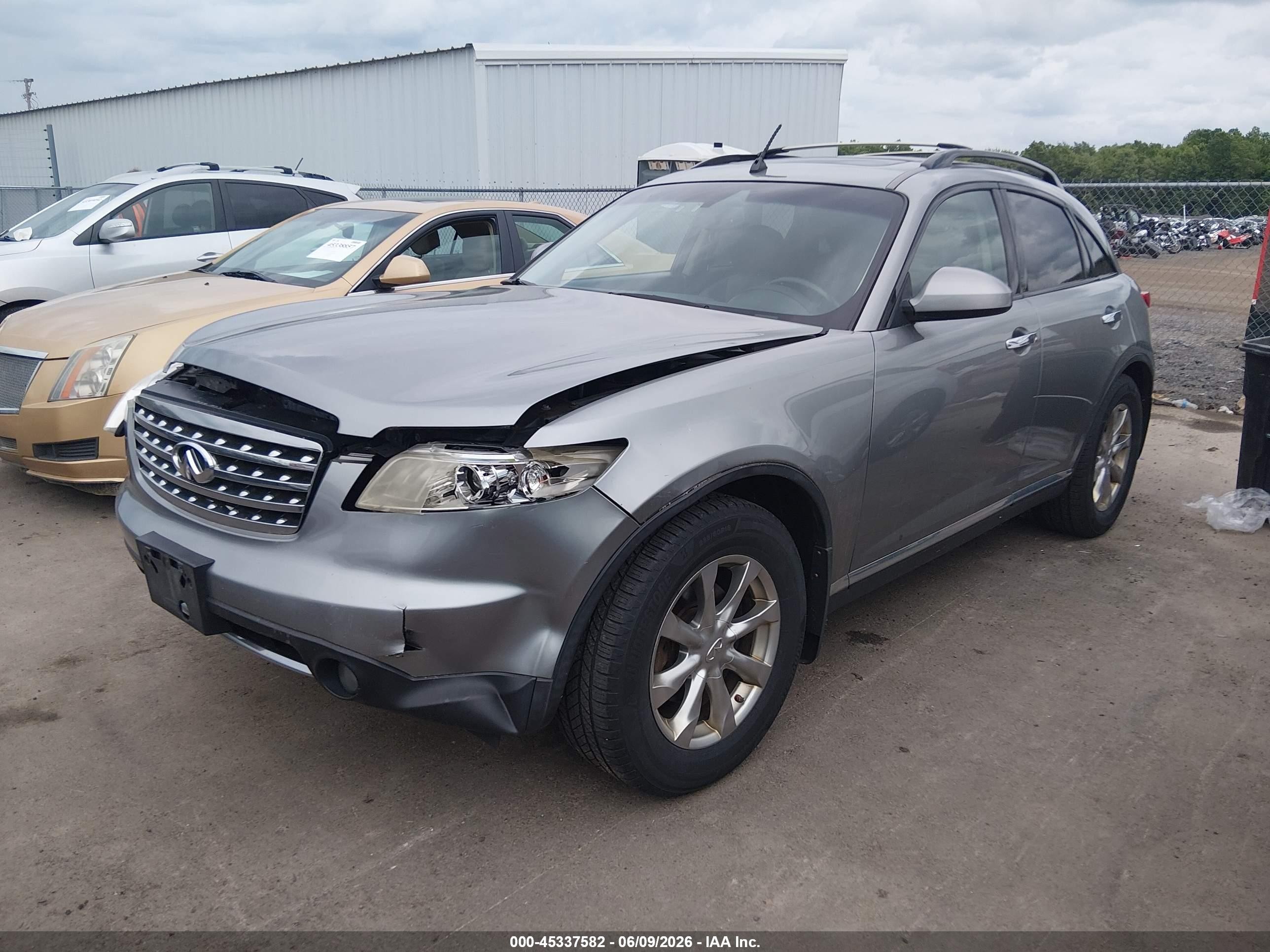 2008 Infiniti Fx35   Gray vin: JNRAS08W98X209201
