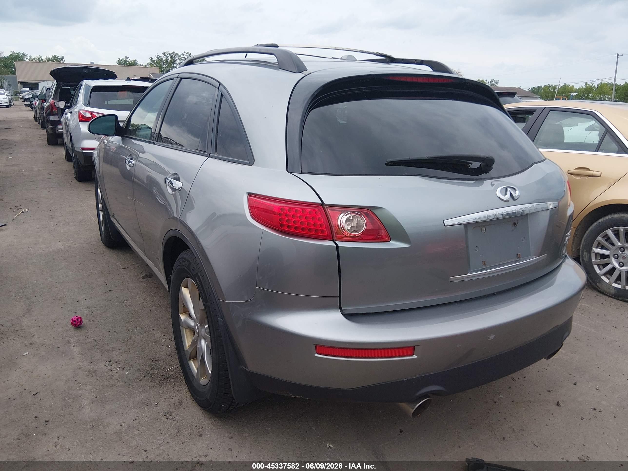 2008 Infiniti Fx35   Gray vin: JNRAS08W98X209201